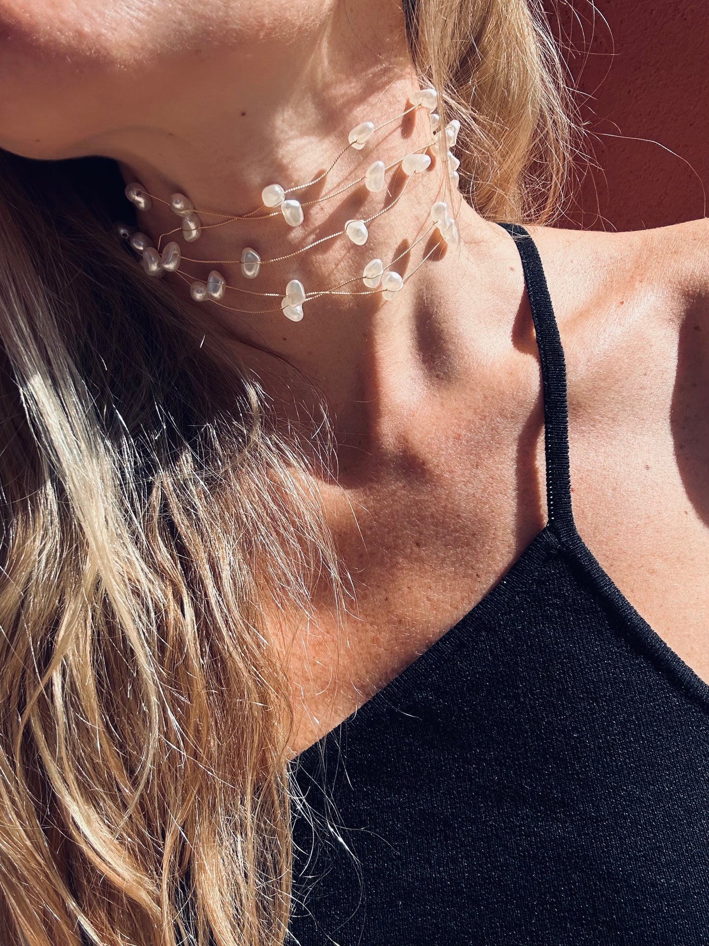 Choker perlas pequeñas