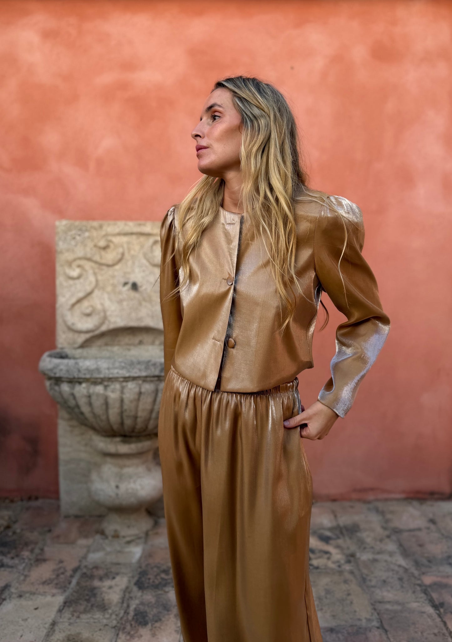 Chaqueta Shine Camel
