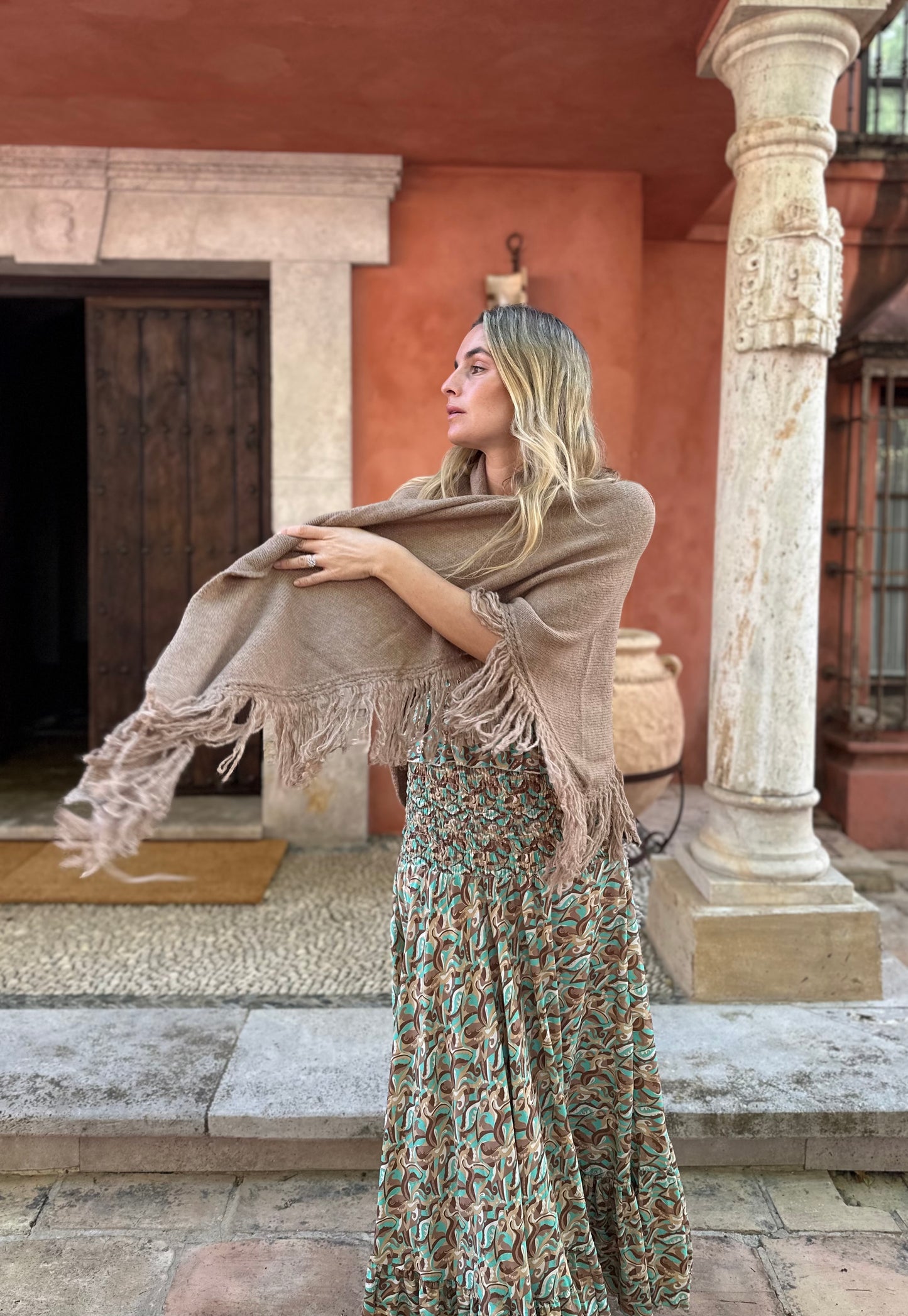 Pico lana beige