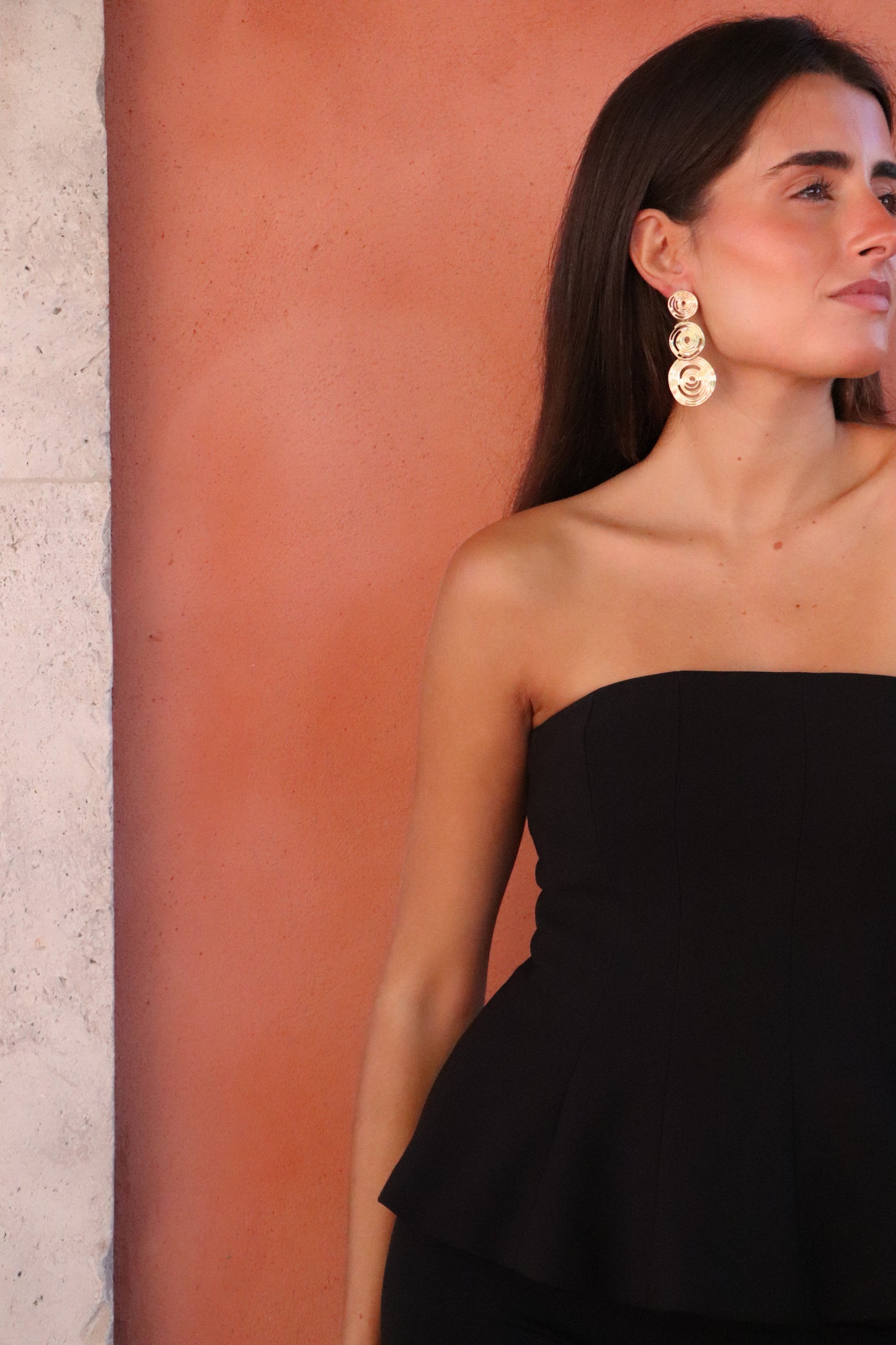 Pendientes aros dorados
