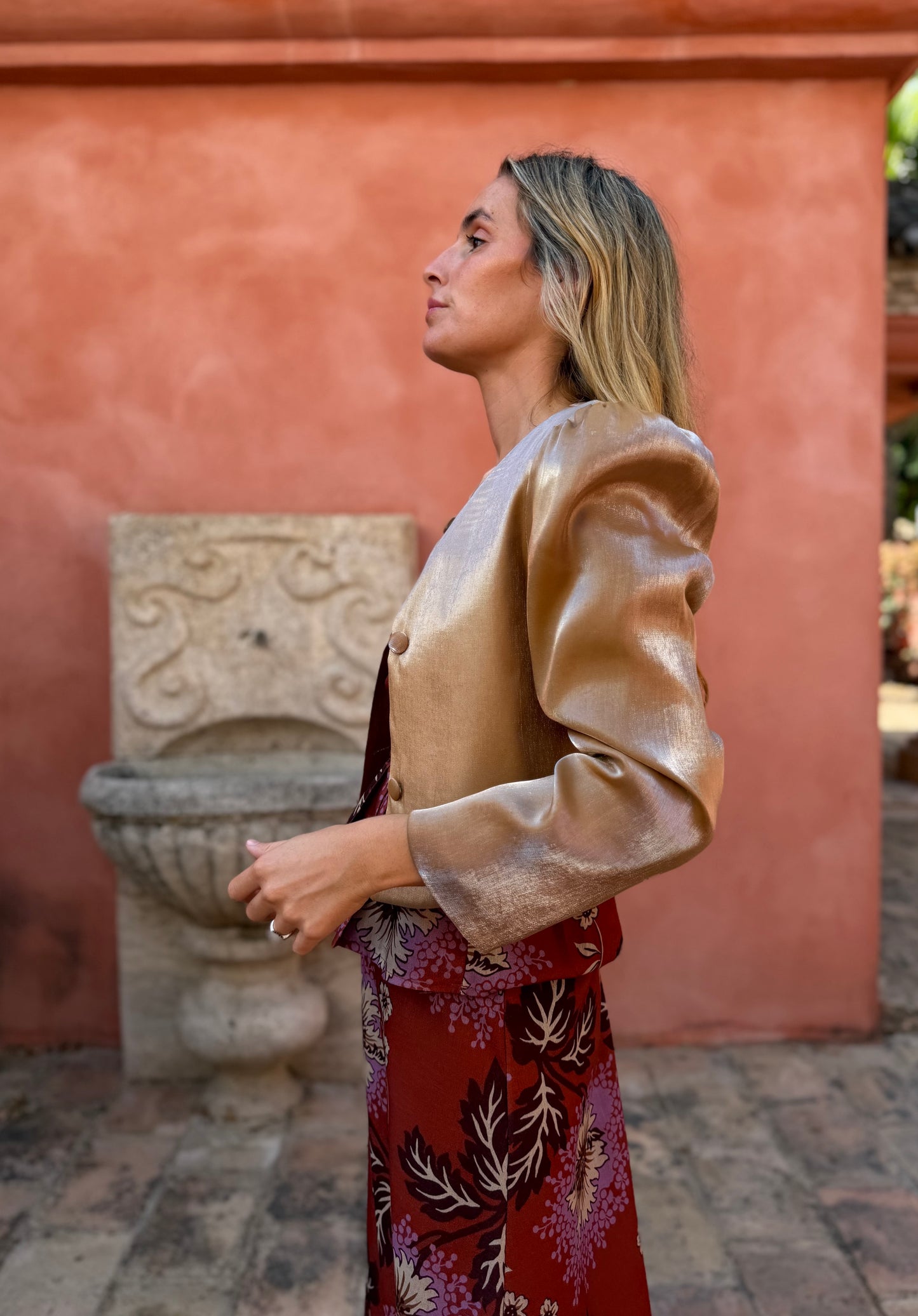 Chaqueta Shine Camel