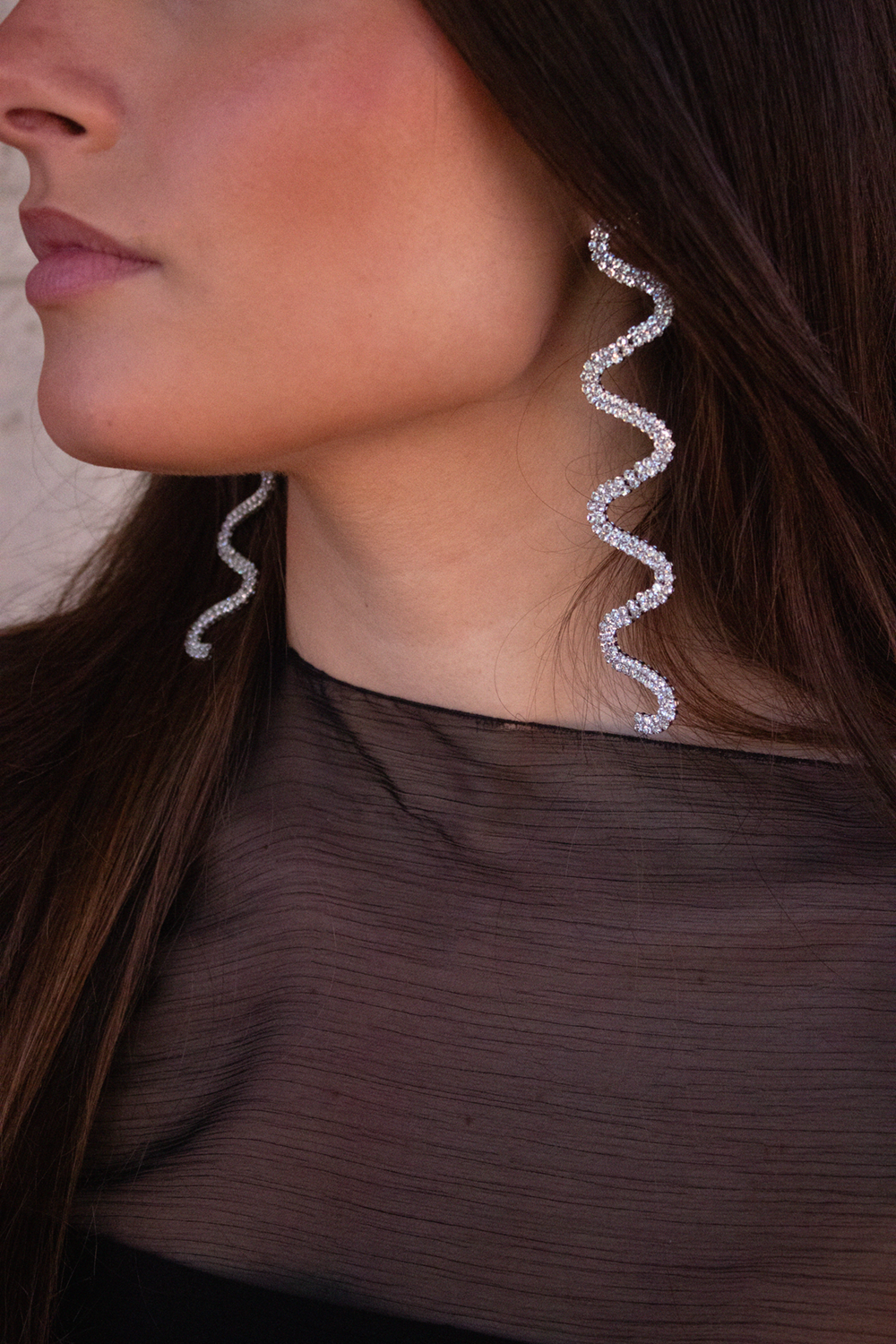 Pendientes espiral plata