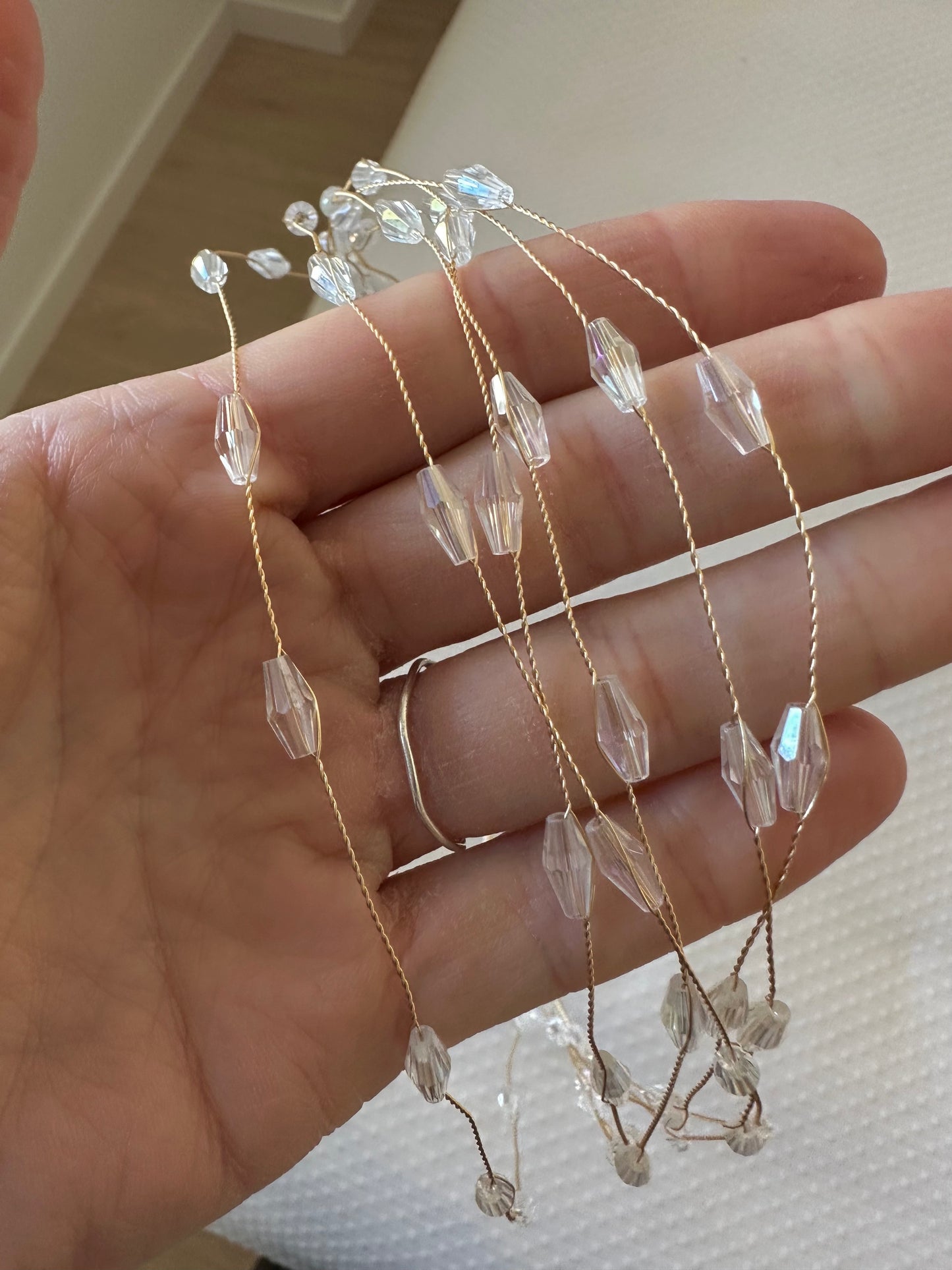 Choker rombos transparente