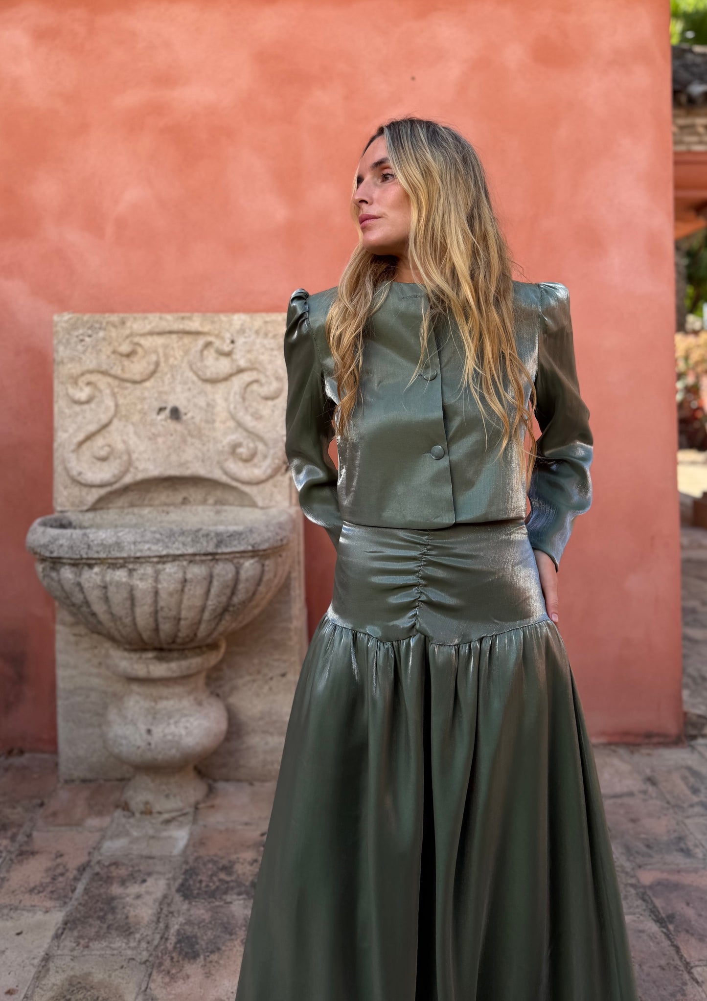 Falda Flow Verde