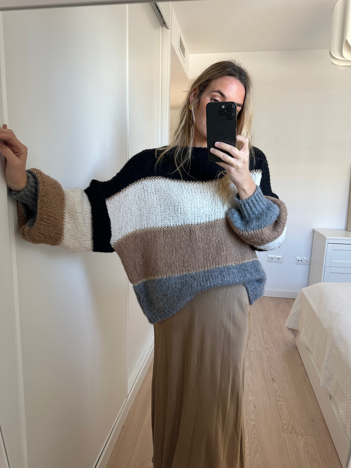Jersey oversize rayas
