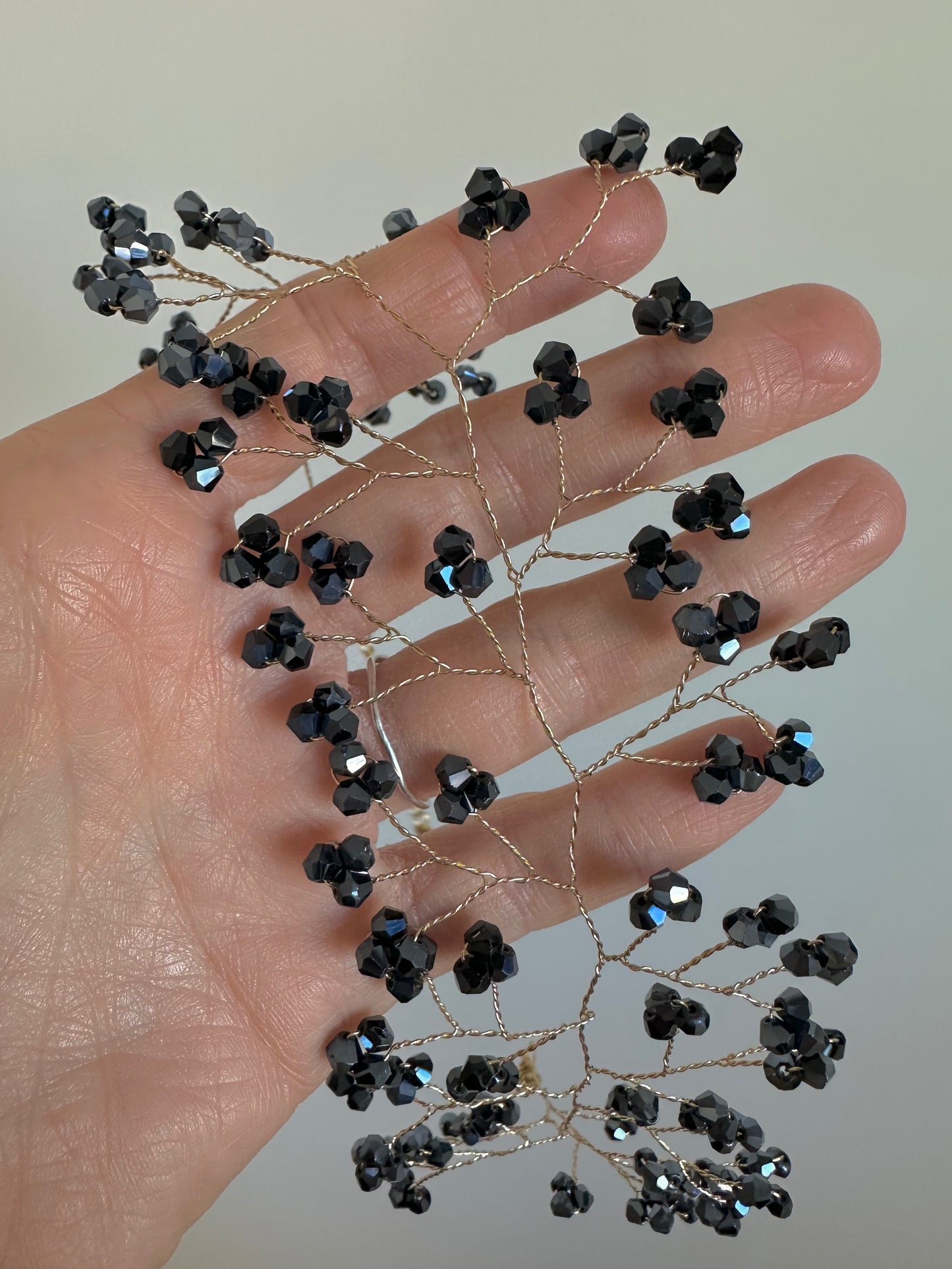 Choker piedras marino
