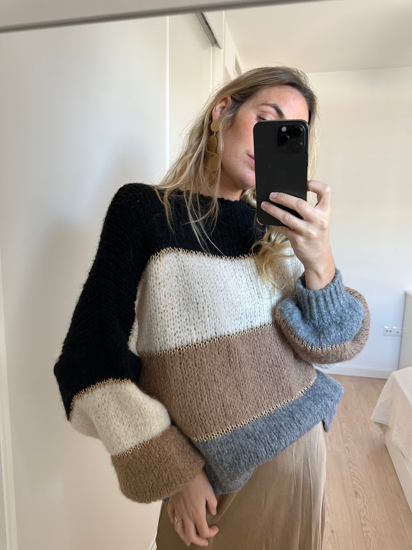 Jersey oversize rayas
