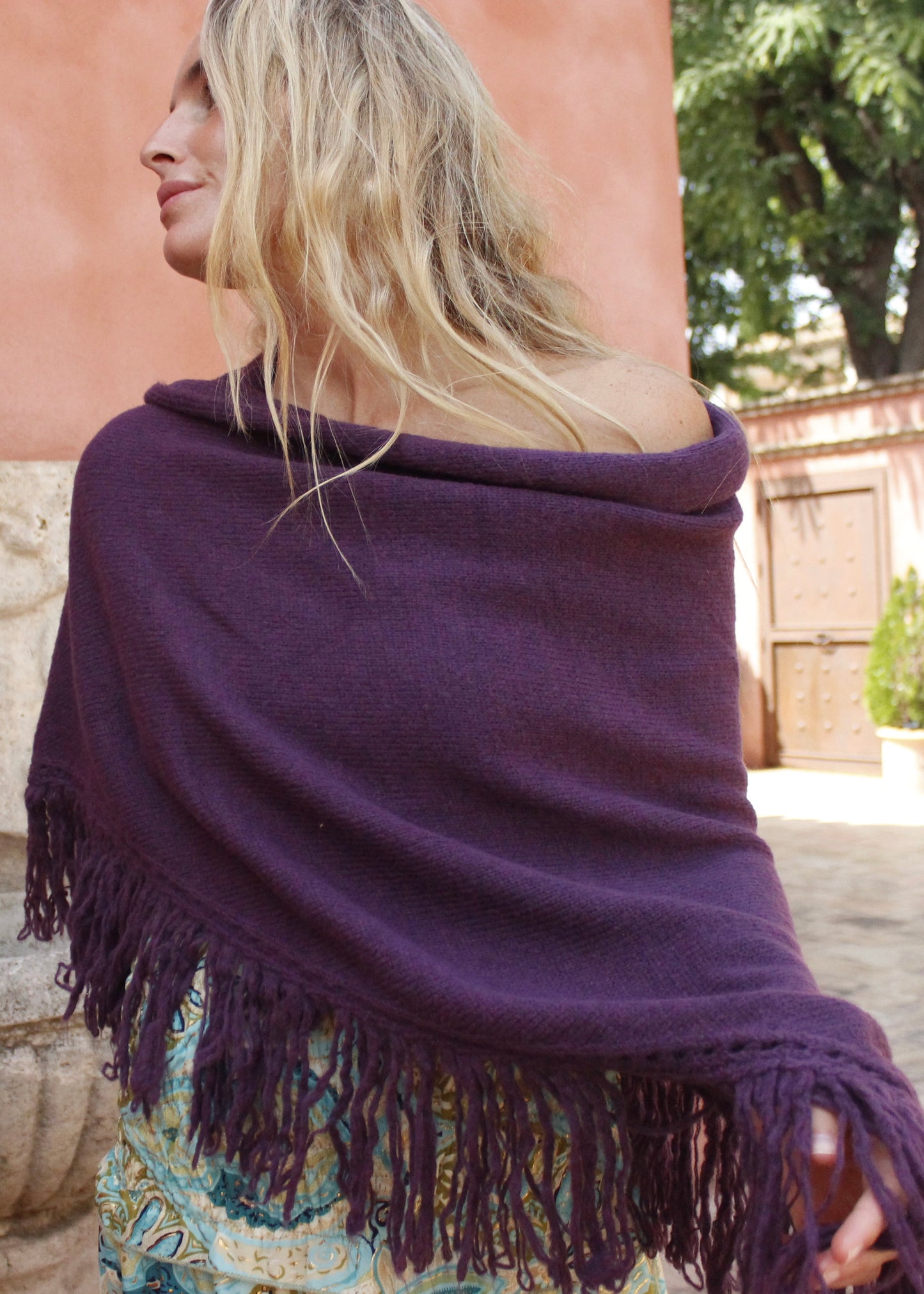 Pico lana morado
