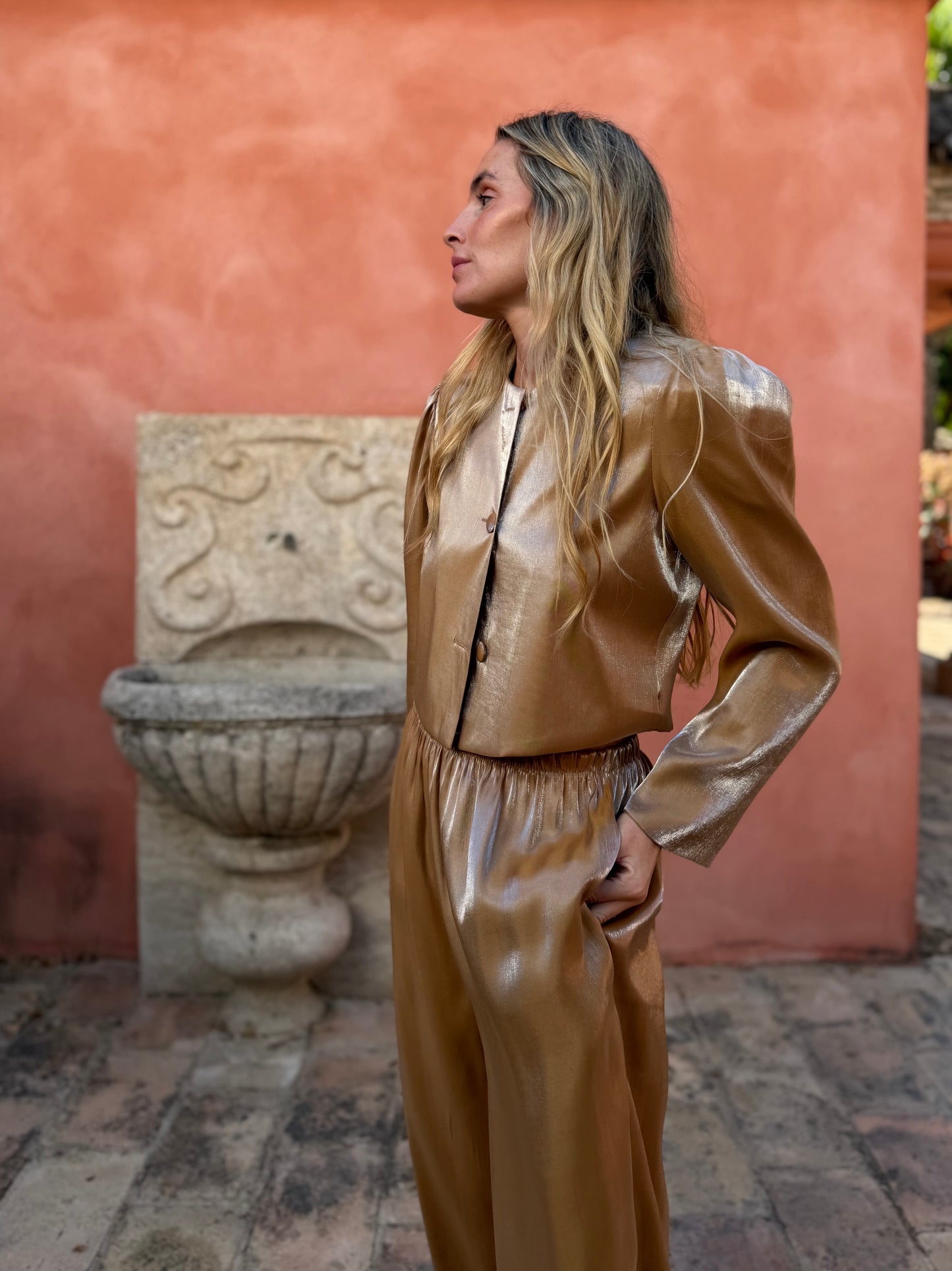 Chaqueta Shine Camel
