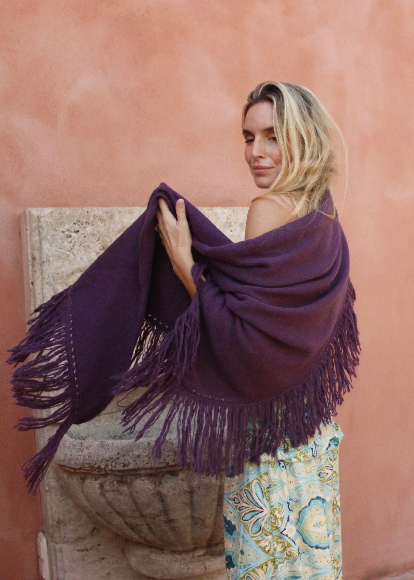 Pico lana morado
