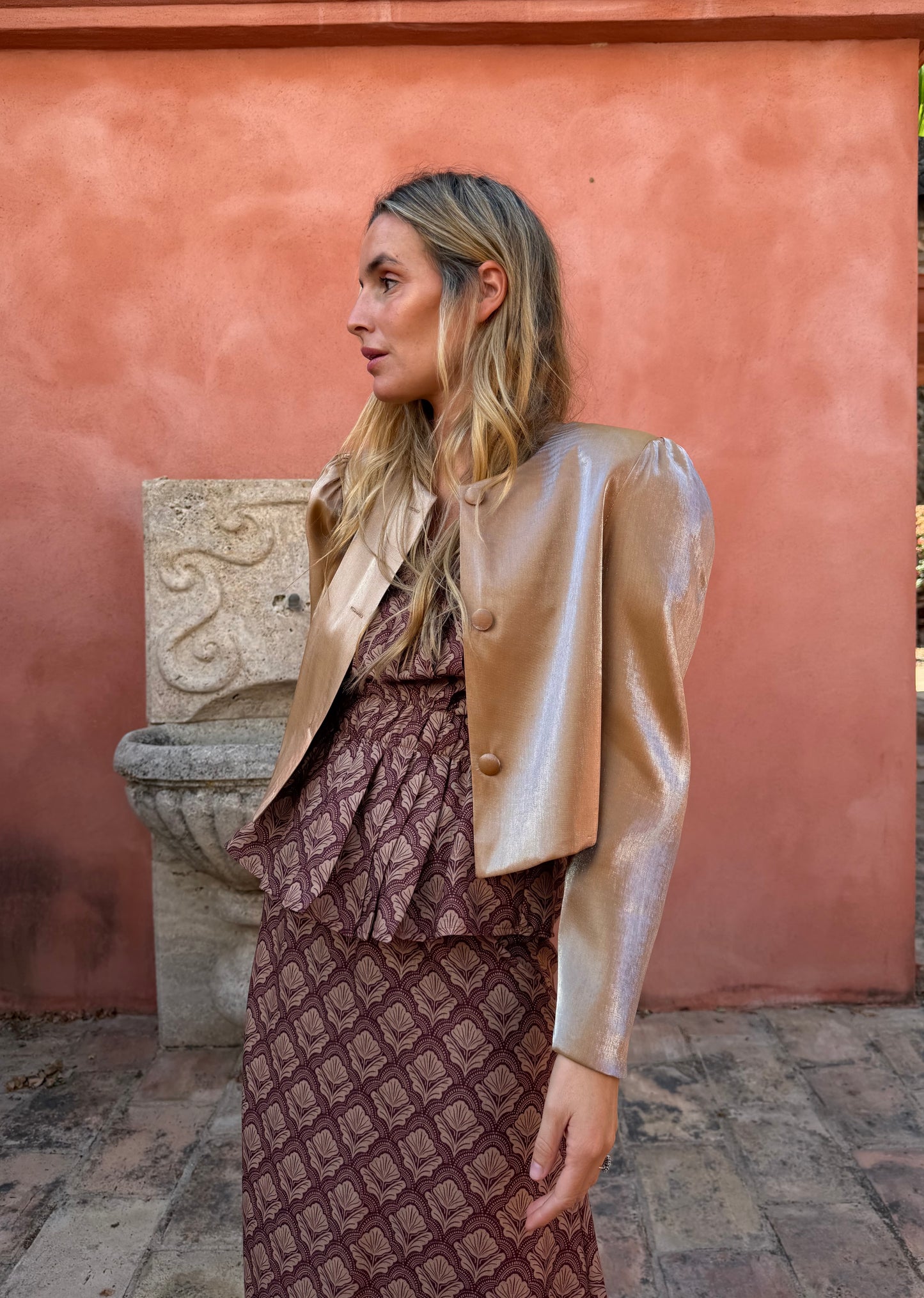 Chaqueta Shine Camel