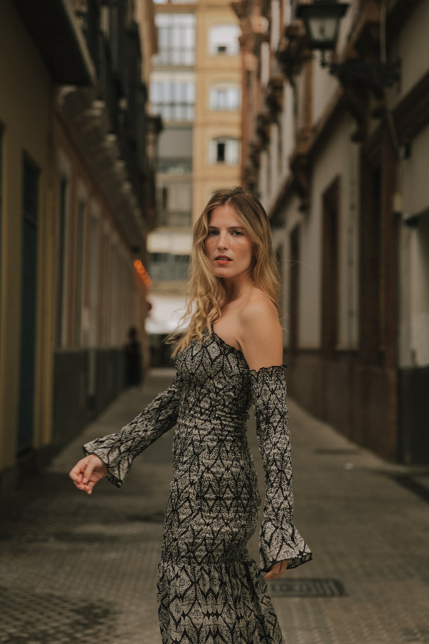 Vestido Catania gris oscuro