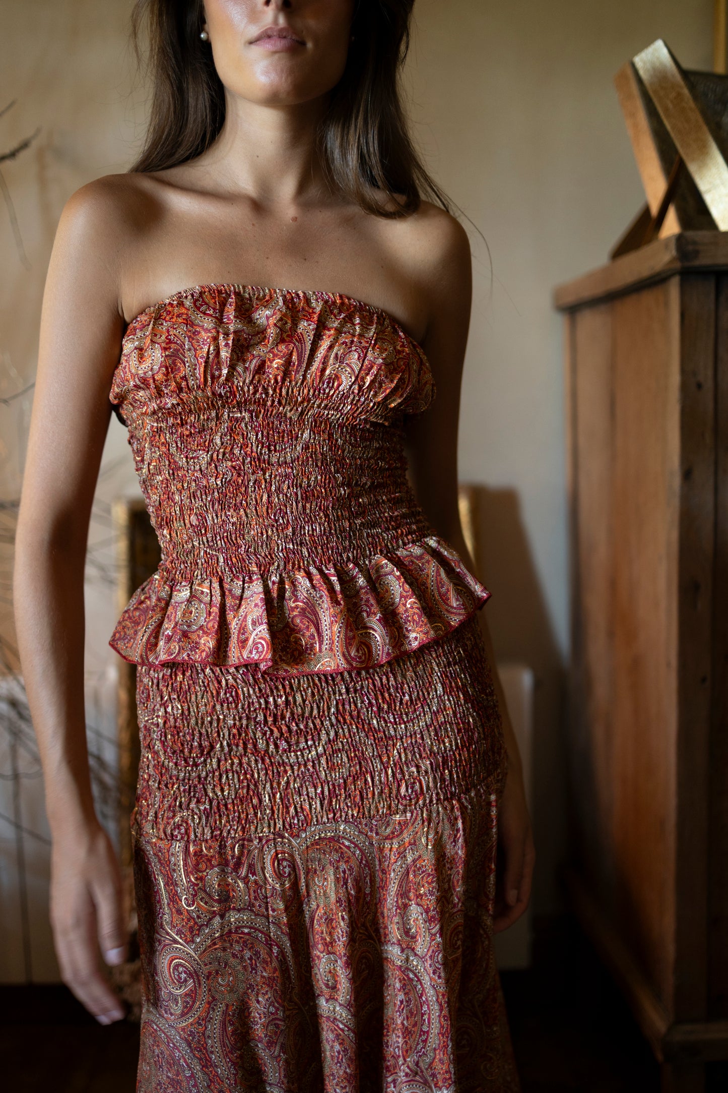 Conjunto Lanzarote cashmere burdeos