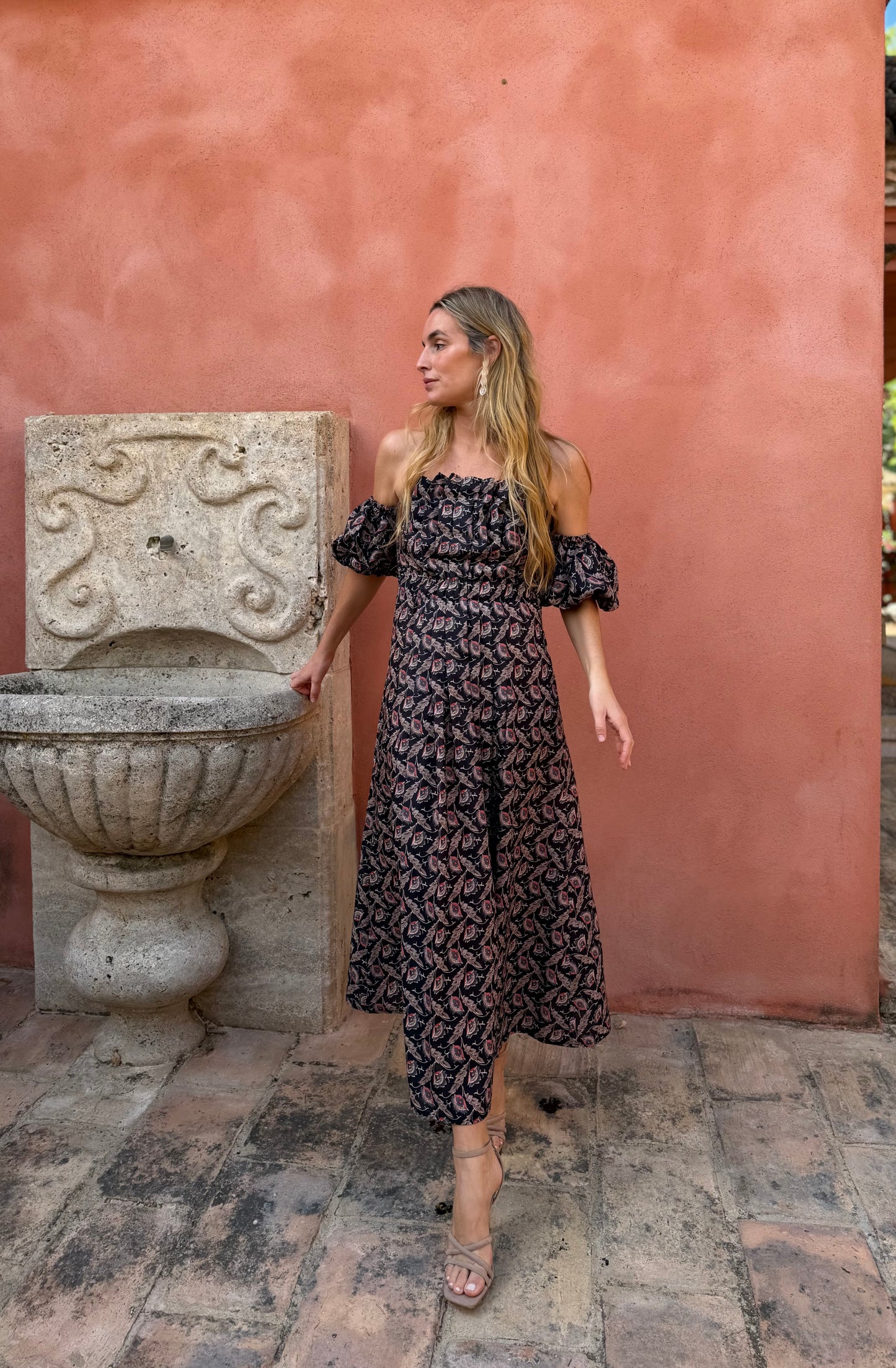 Vestido Tablas negro