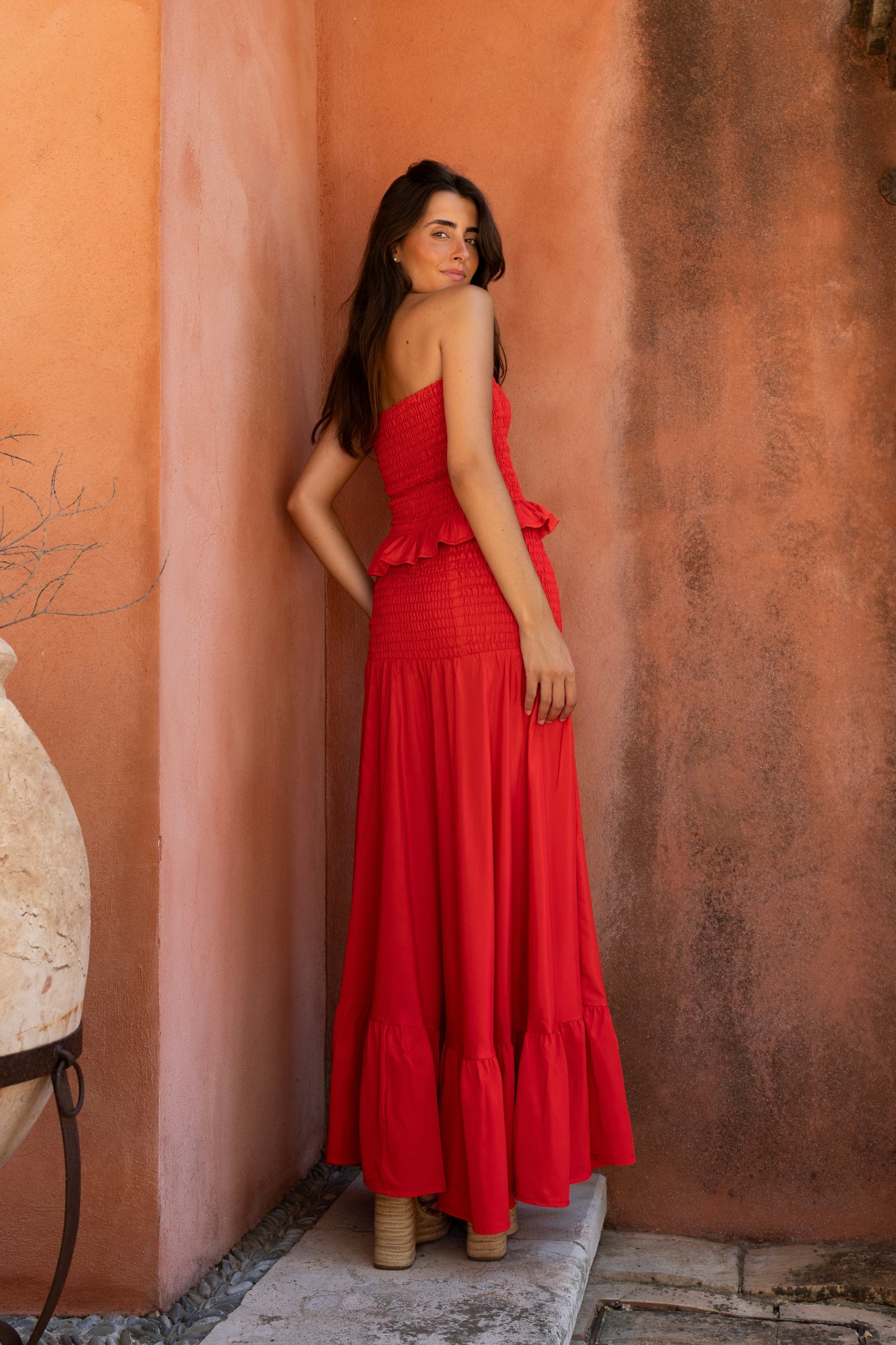 Conjunto Formentera rojo