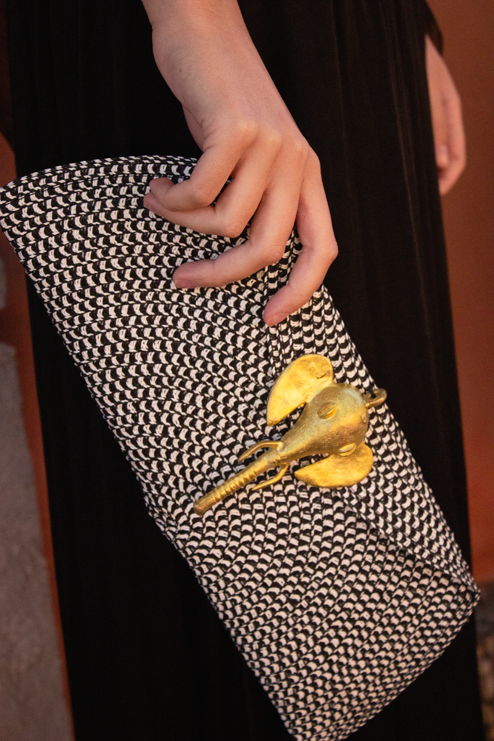 Cartera bicolor elefante