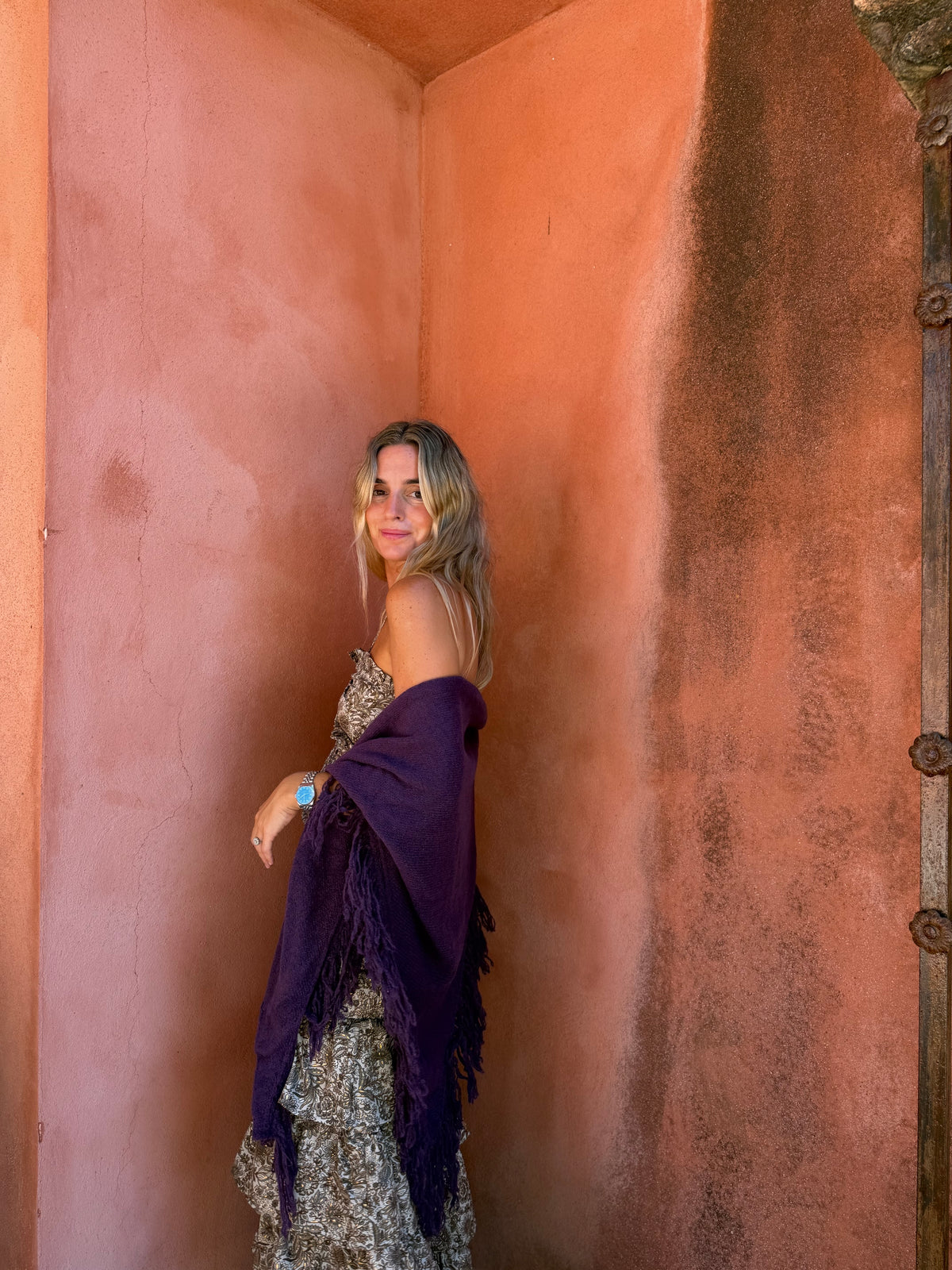 Pico lana morado