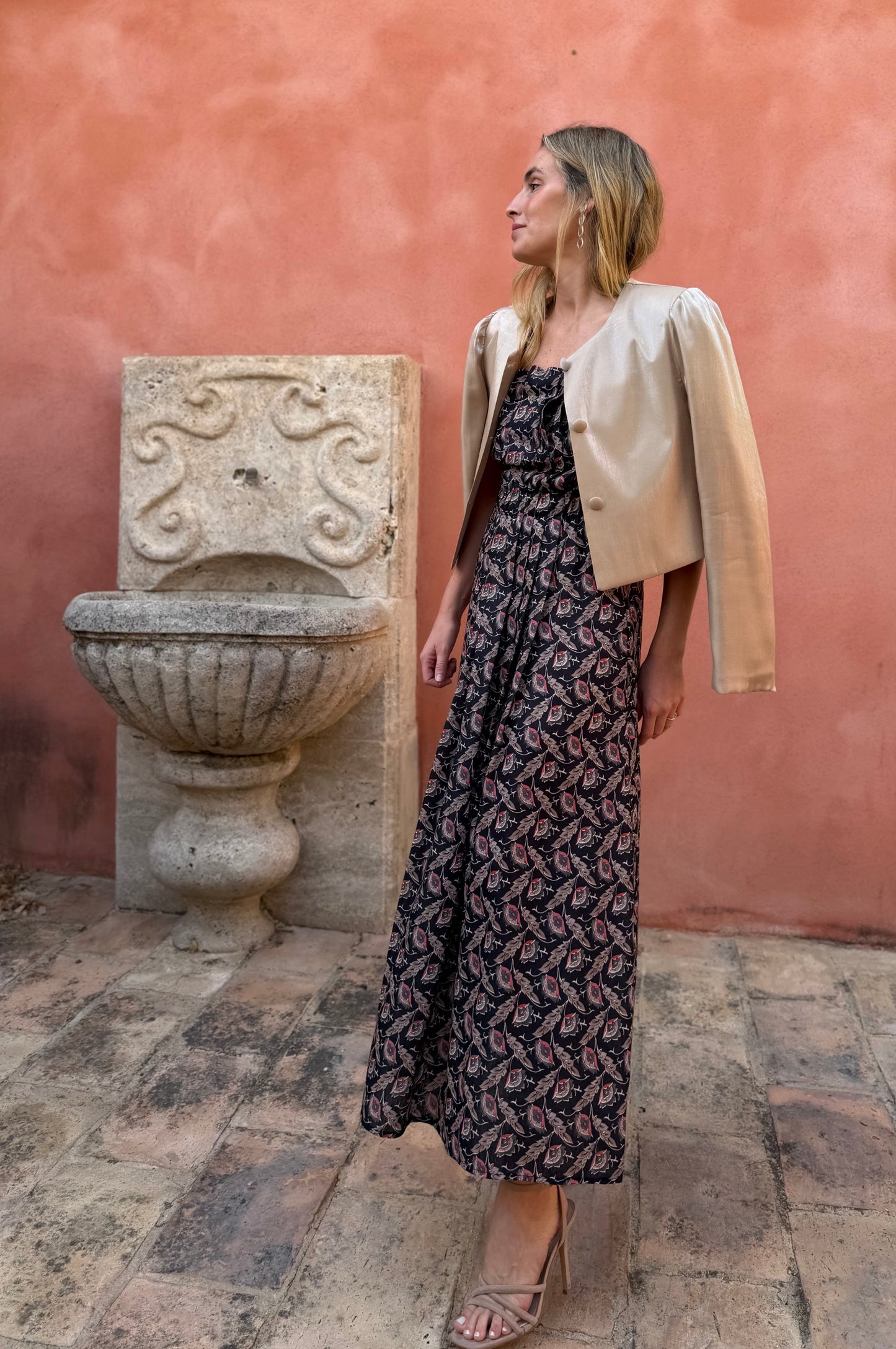 Vestido Tablas negro