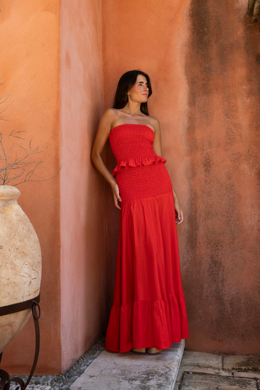 Conjunto Formentera rojo
