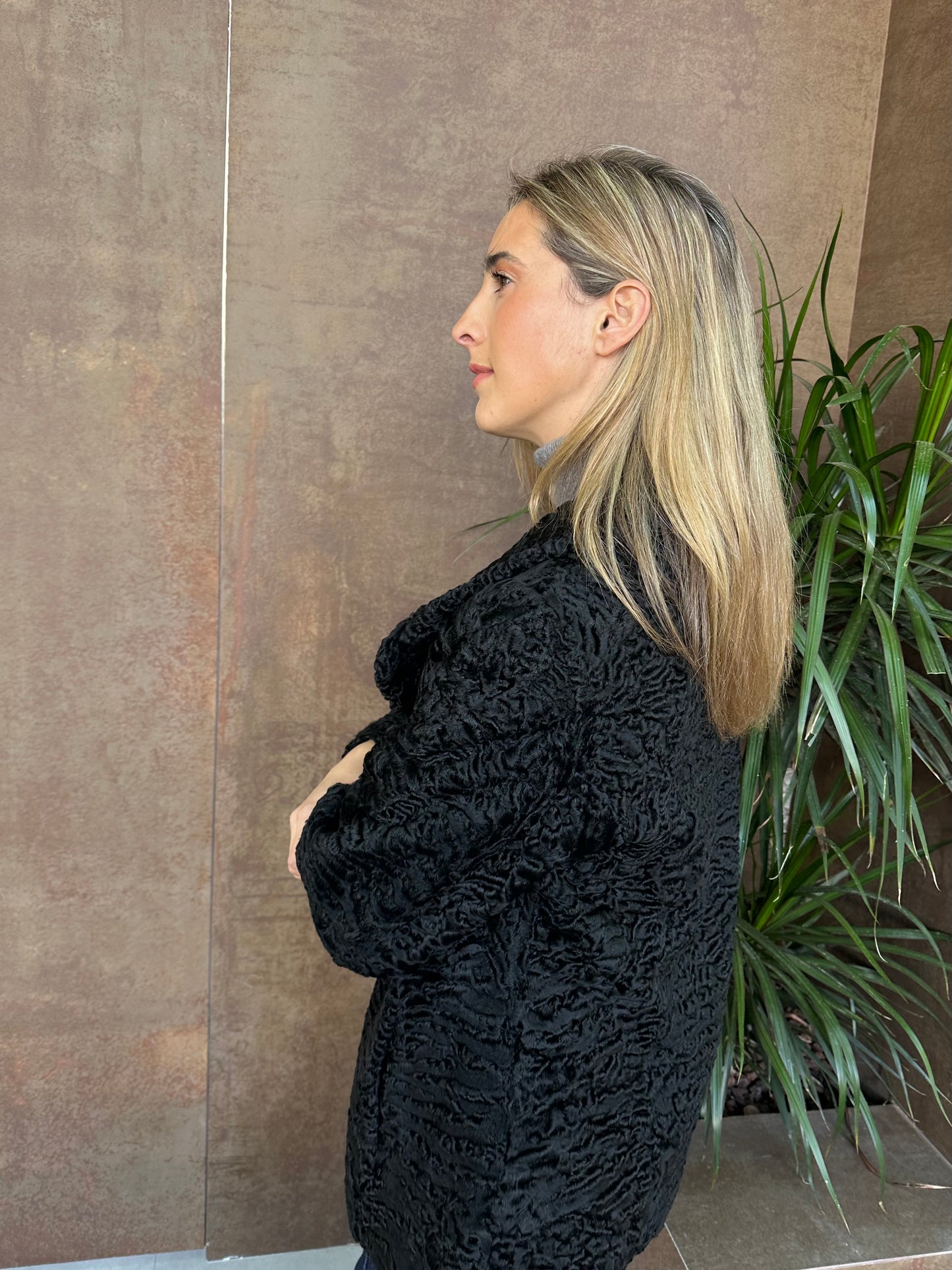 Chaqueta Astracán negra 02