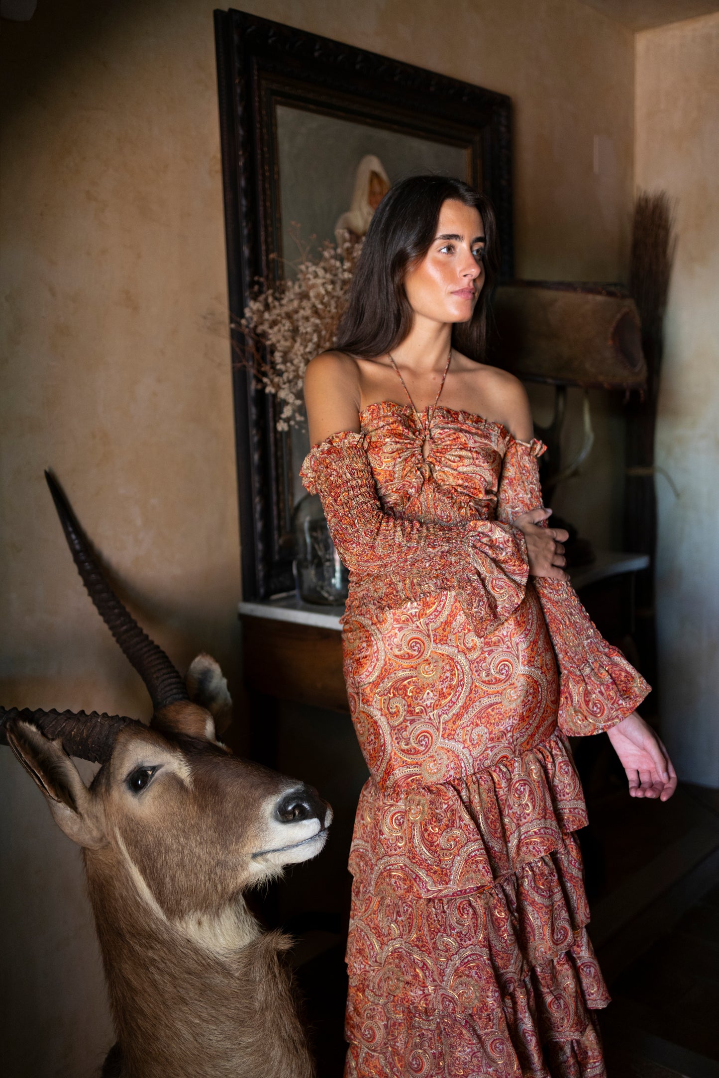 Conjunto Génova cashmere burdeos