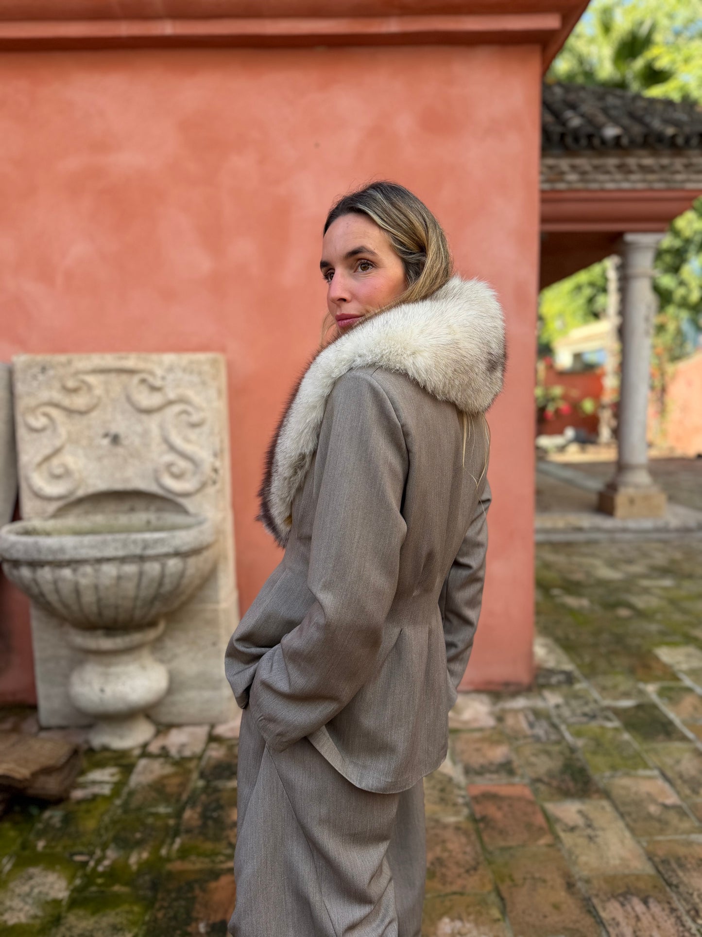 Chaqueta tablas visón