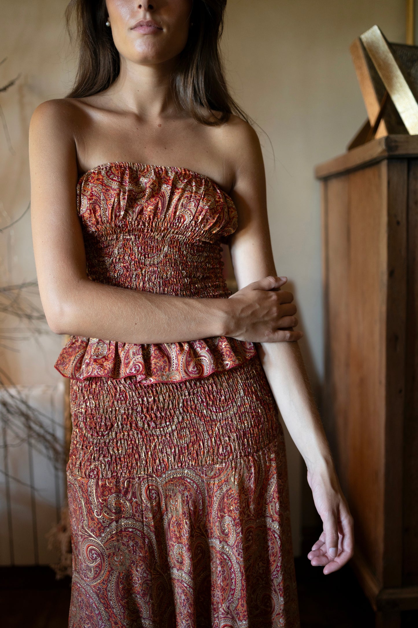 Conjunto Lanzarote cashmere burdeos
