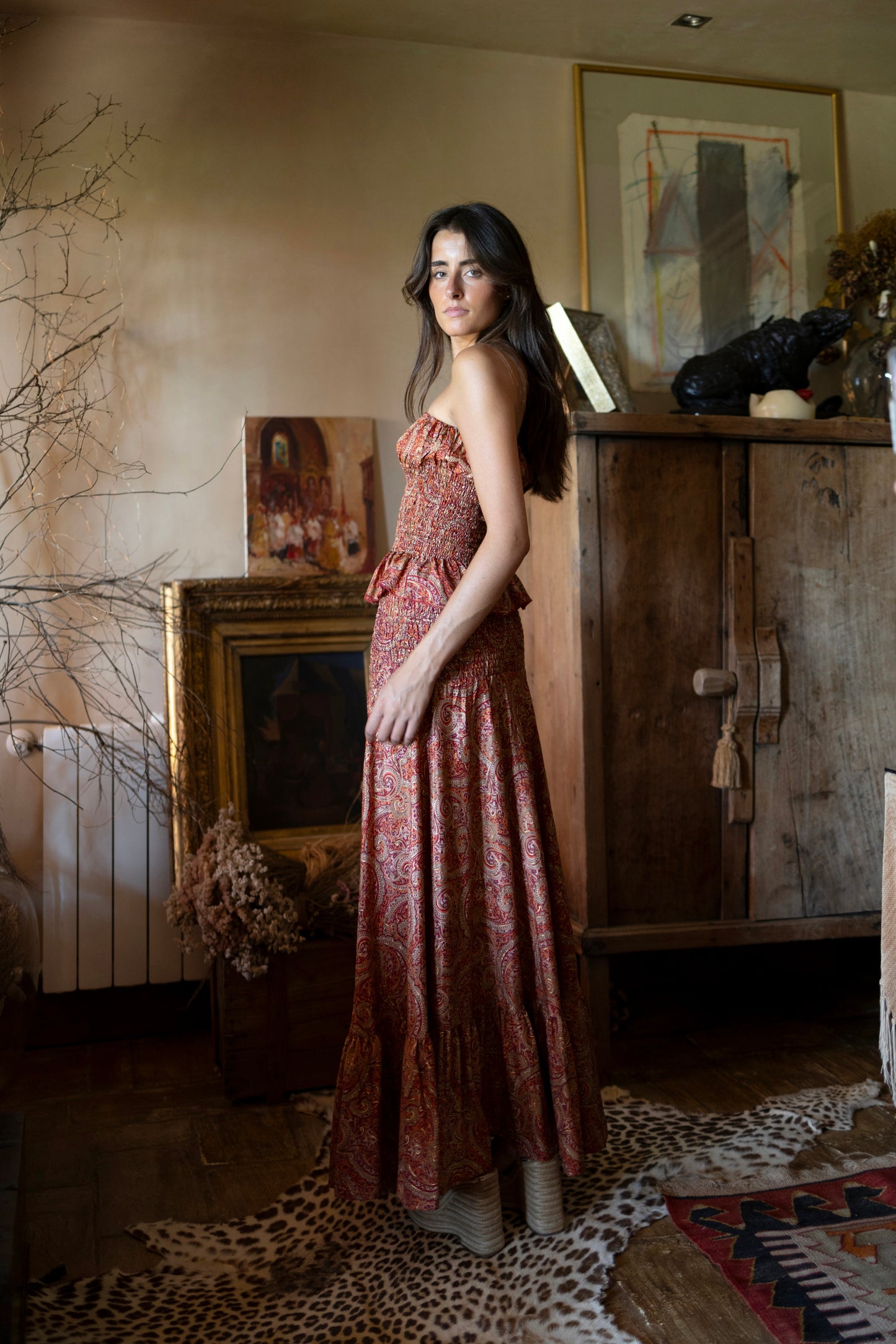 Conjunto Lanzarote cashmere burdeos
