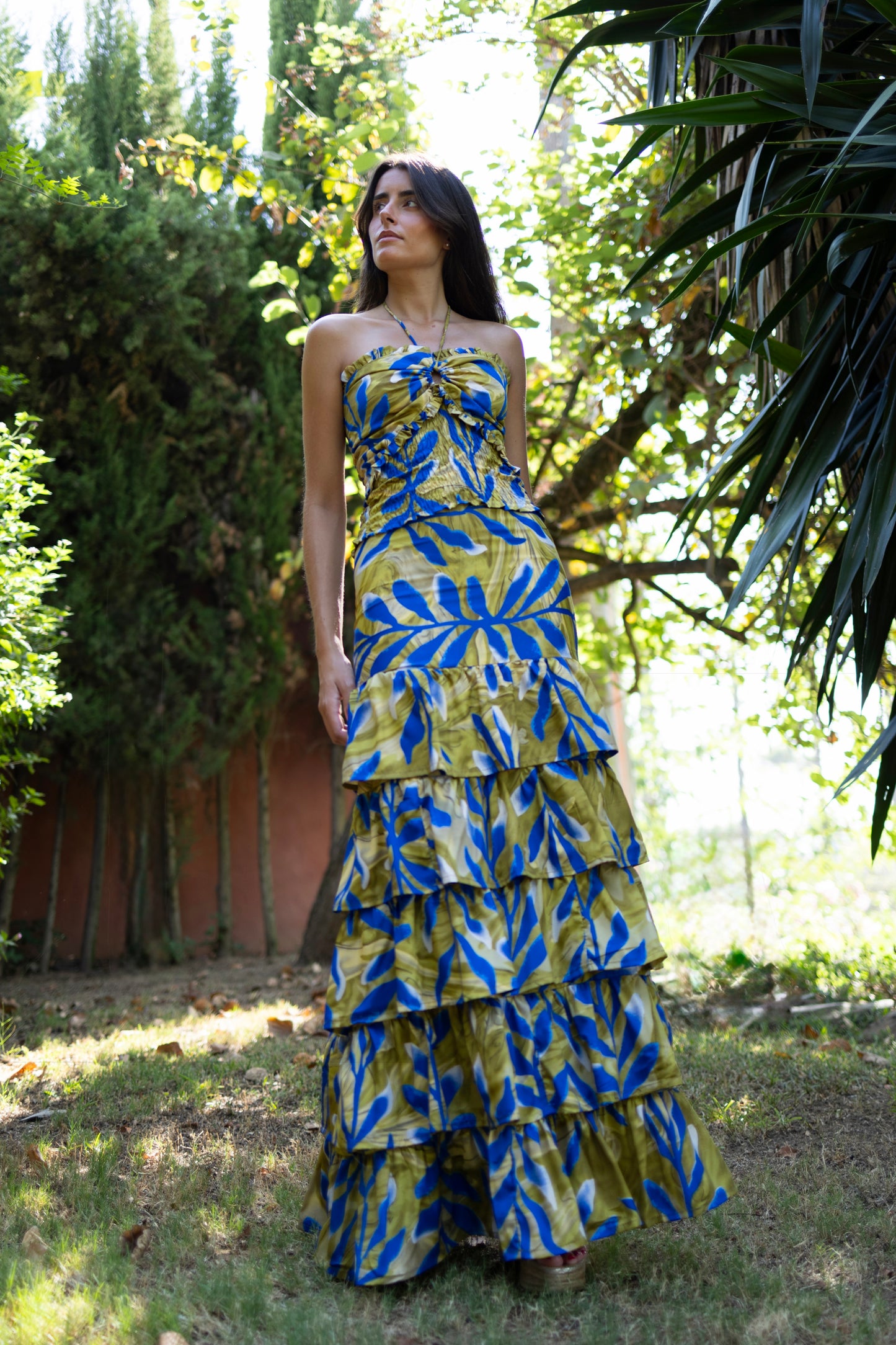 Conjunto Génova lima y azul