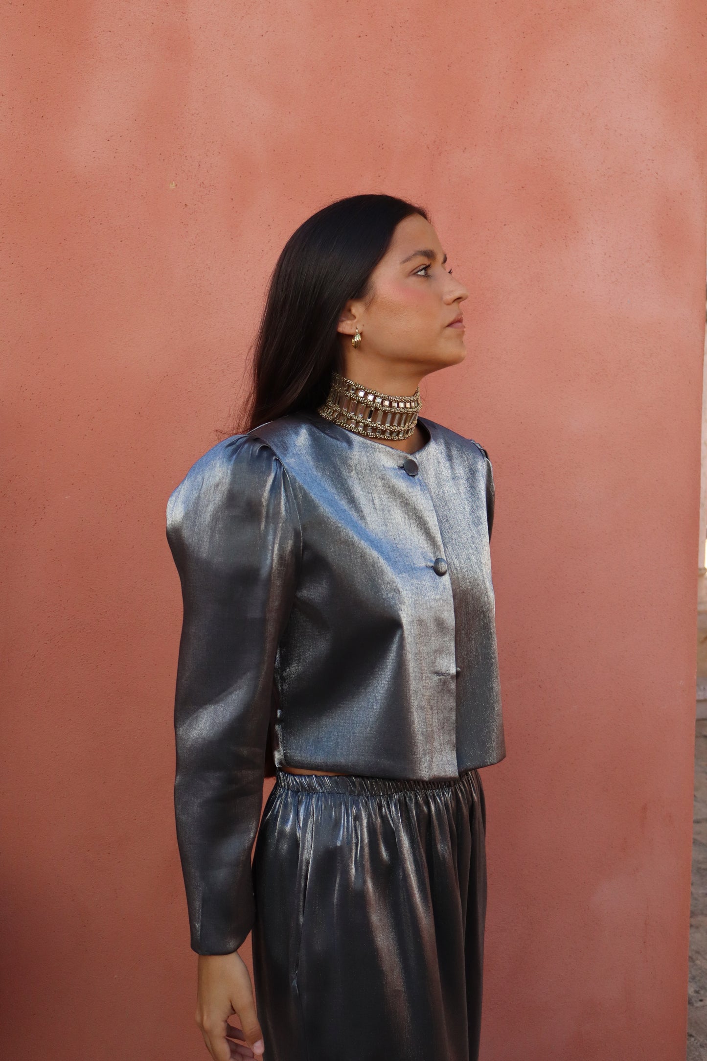 Chaqueta Shine gris marengo