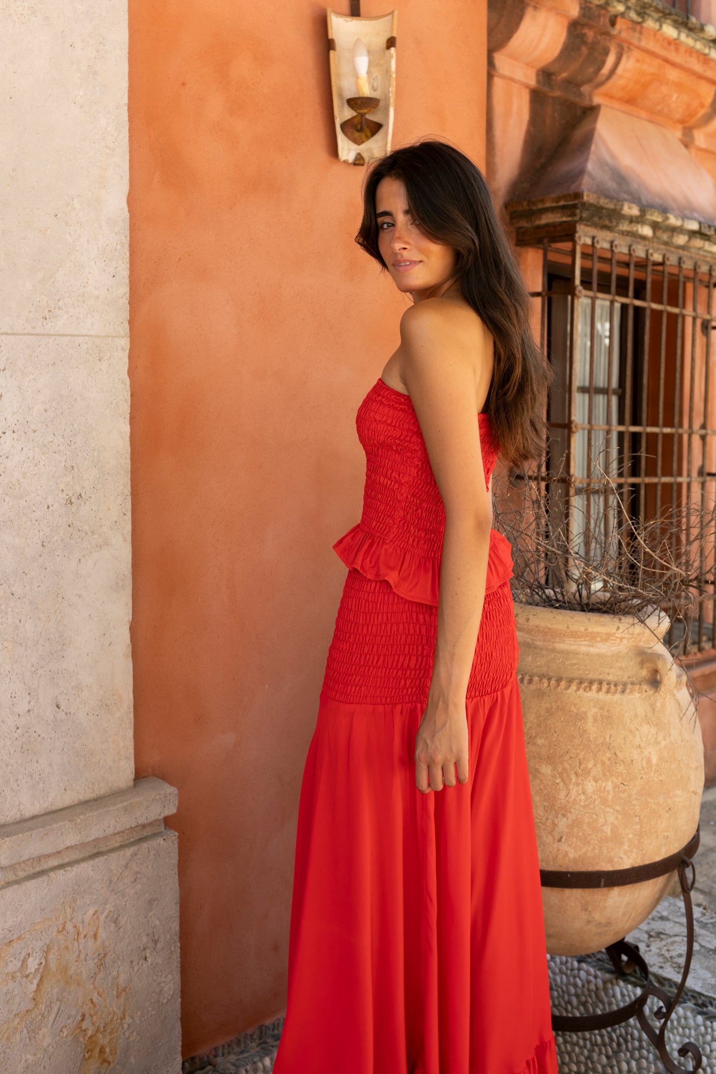 Conjunto Formentera rojo