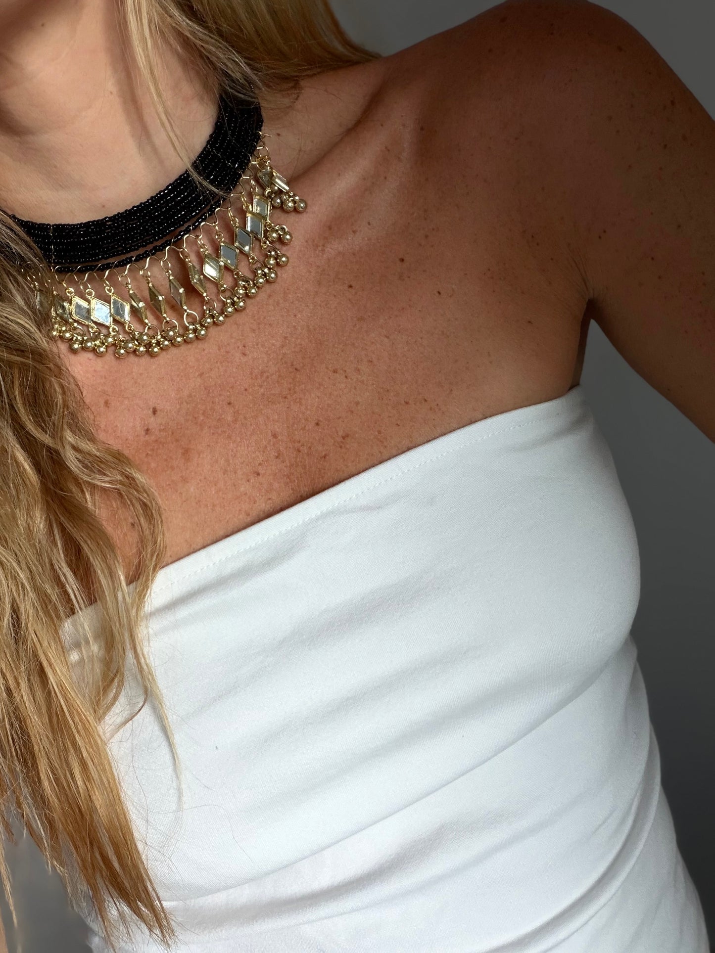 Choker Mil espejos negro