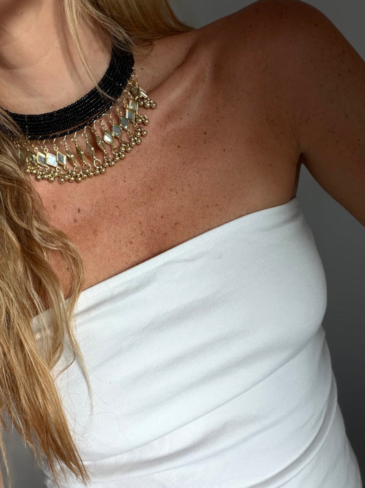 Choker Mil espejos negro