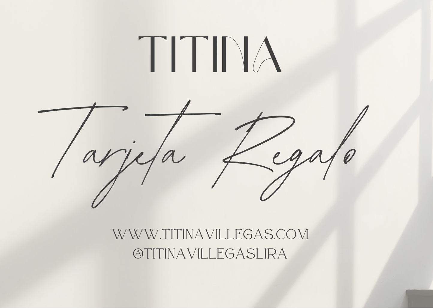Tarjeta Regalo