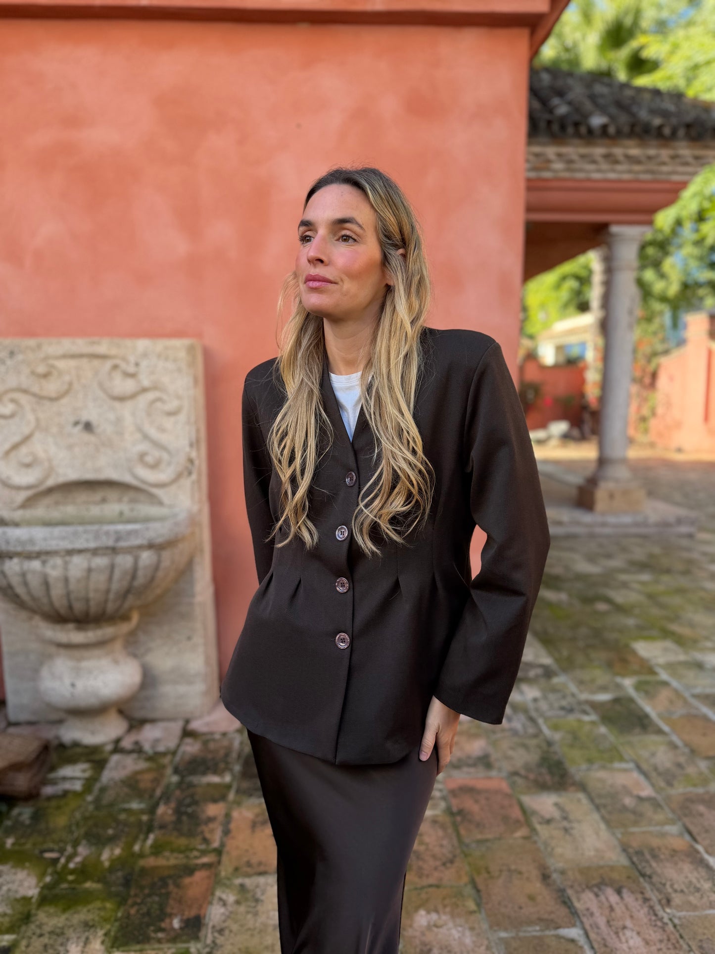 Chaqueta tablas chocolate