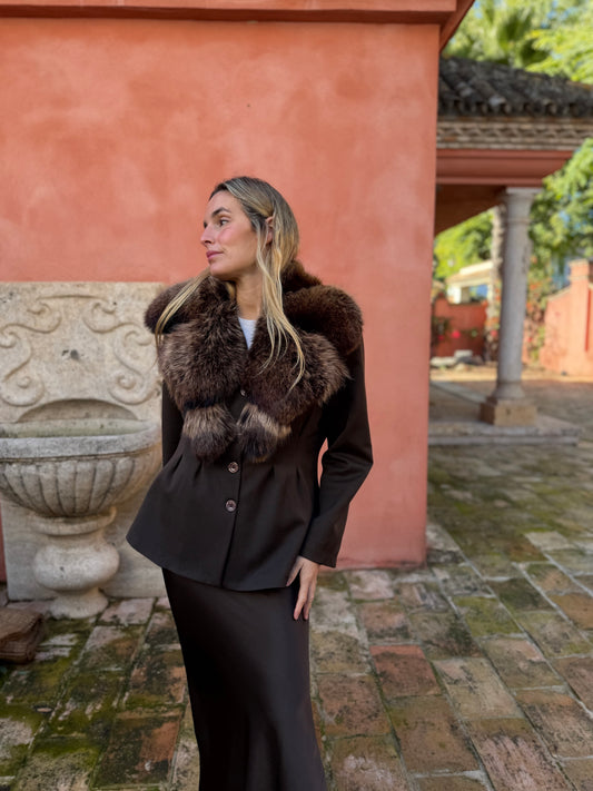 Chaqueta tablas chocolate