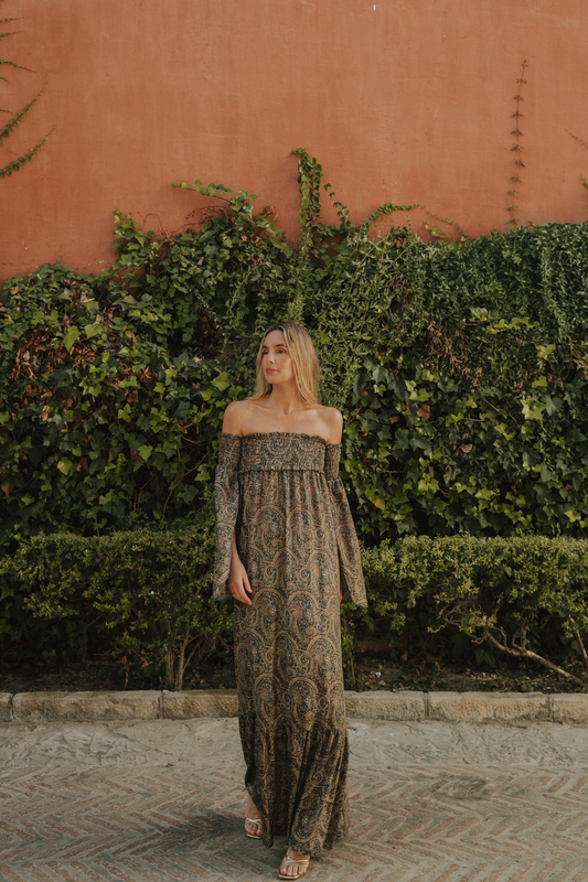 Vestido Venecia cashmere gris