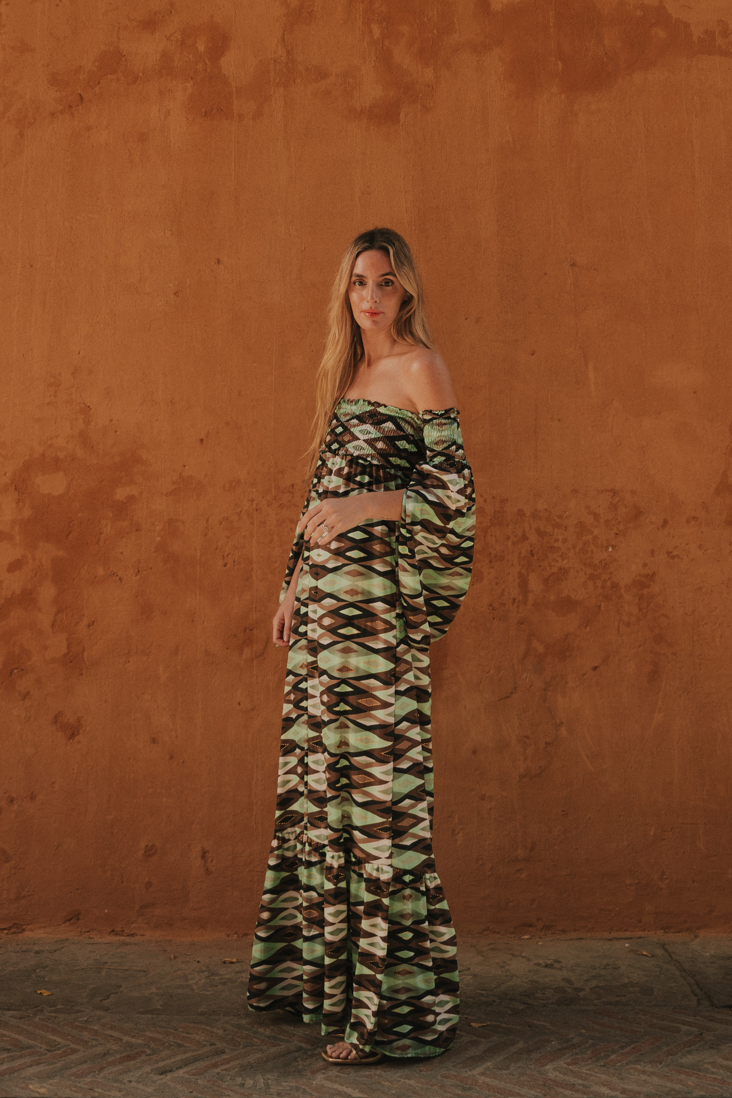 Vestido Venecia rombos