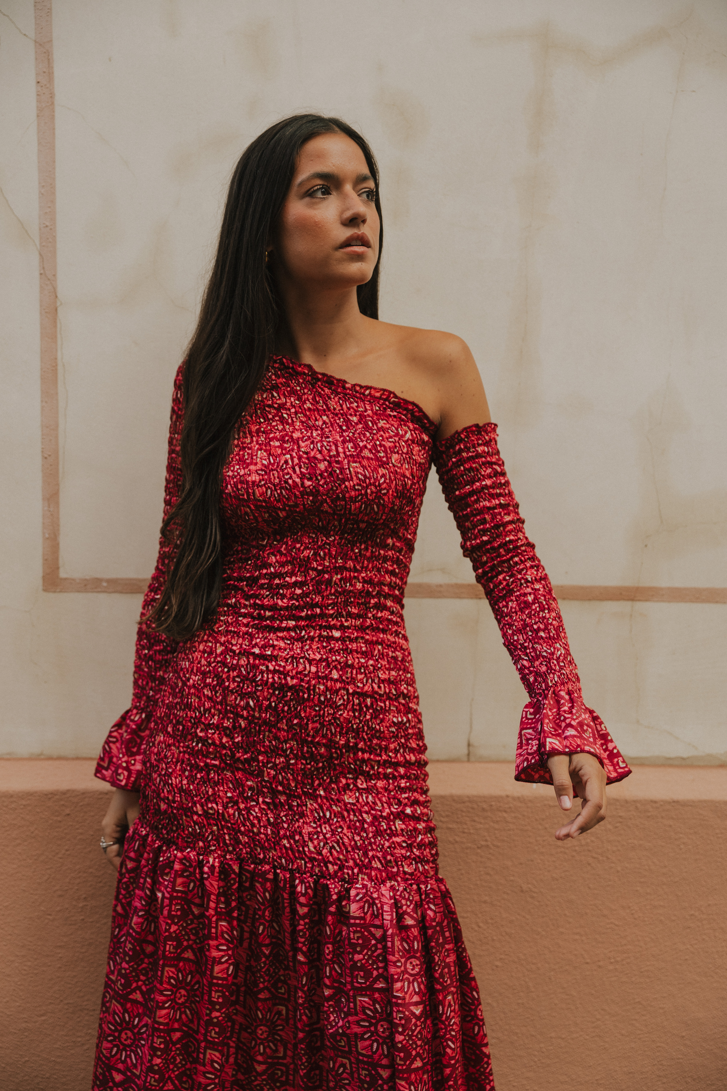 Vestido Catania frambuesa