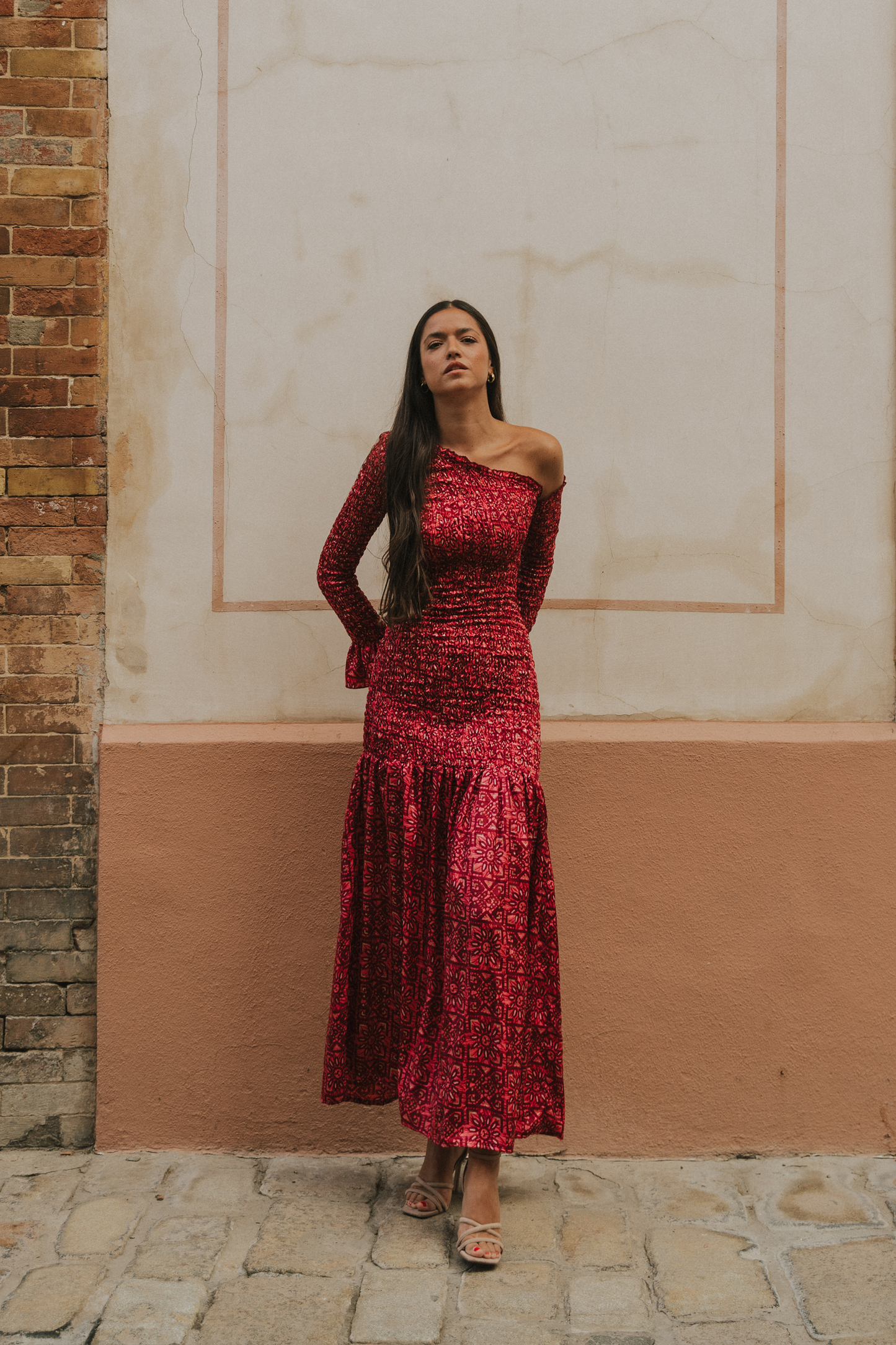 Vestido Catania frambuesa