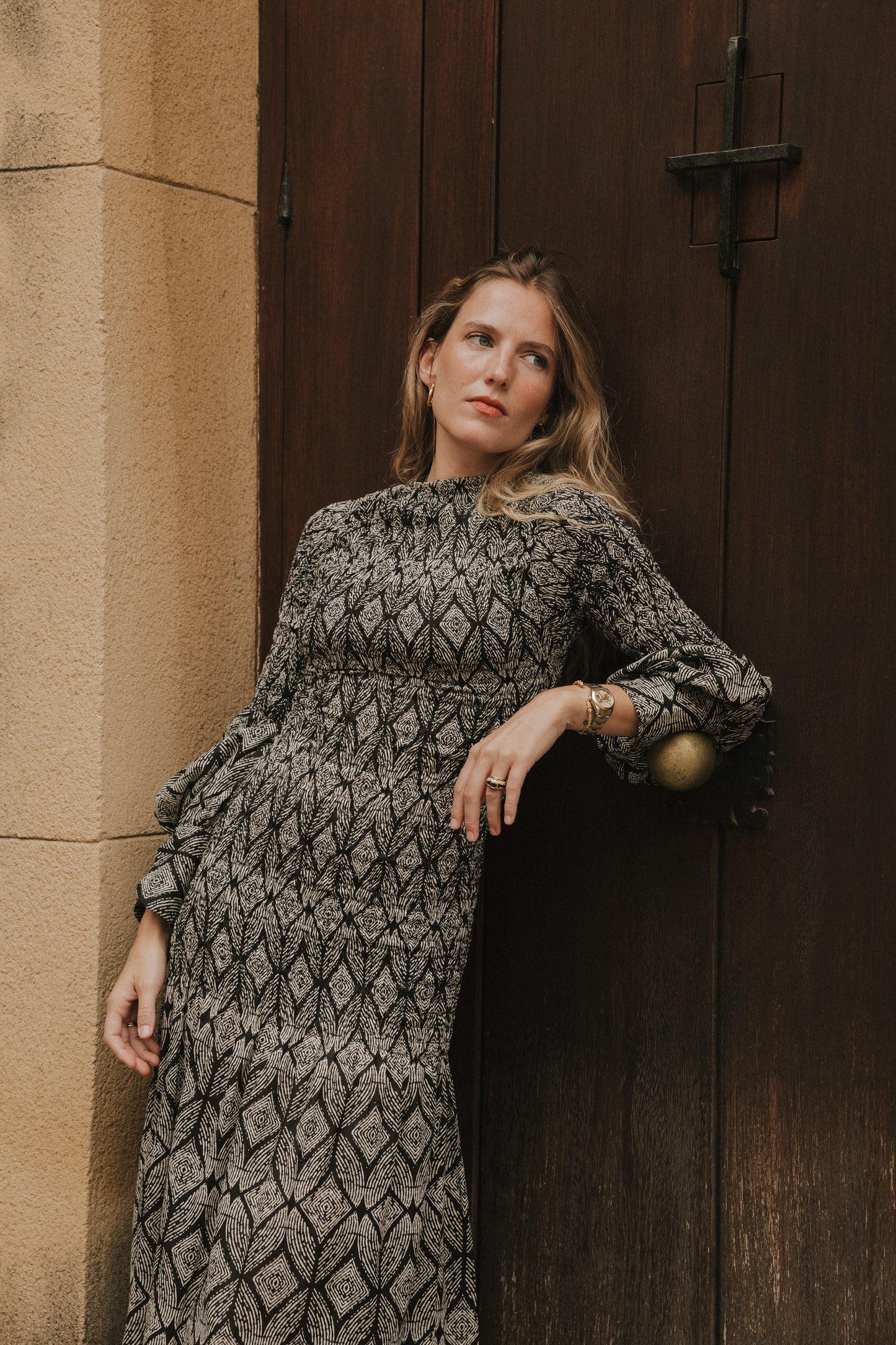 Vestido Toscana gris oscuro