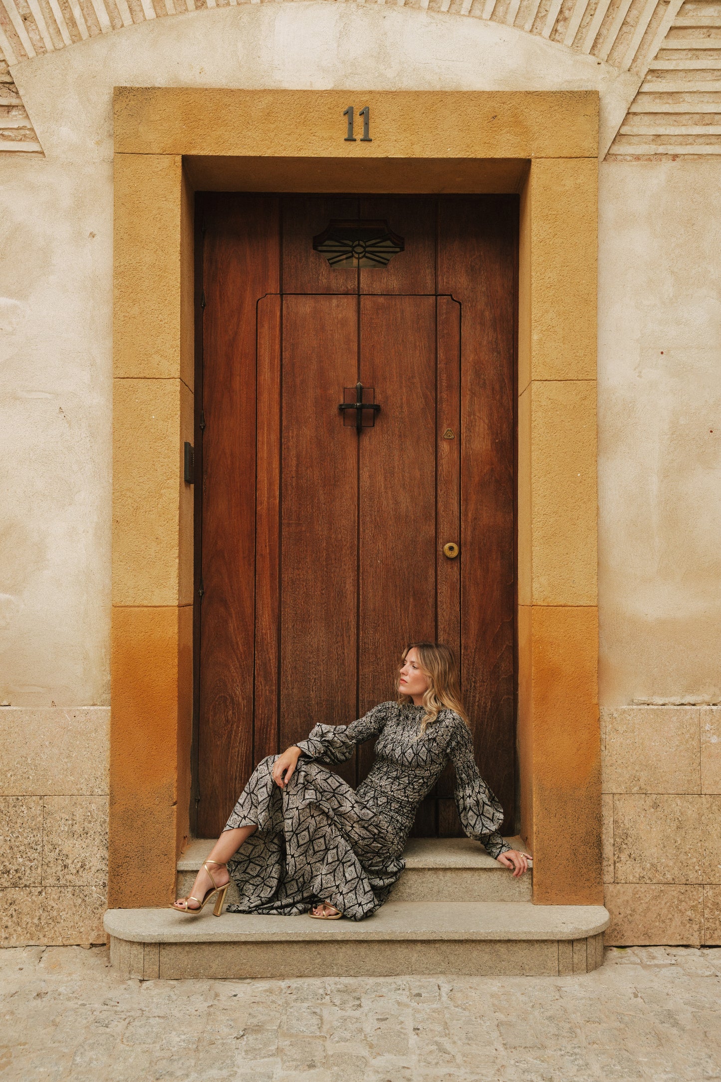 Vestido Toscana gris oscuro
