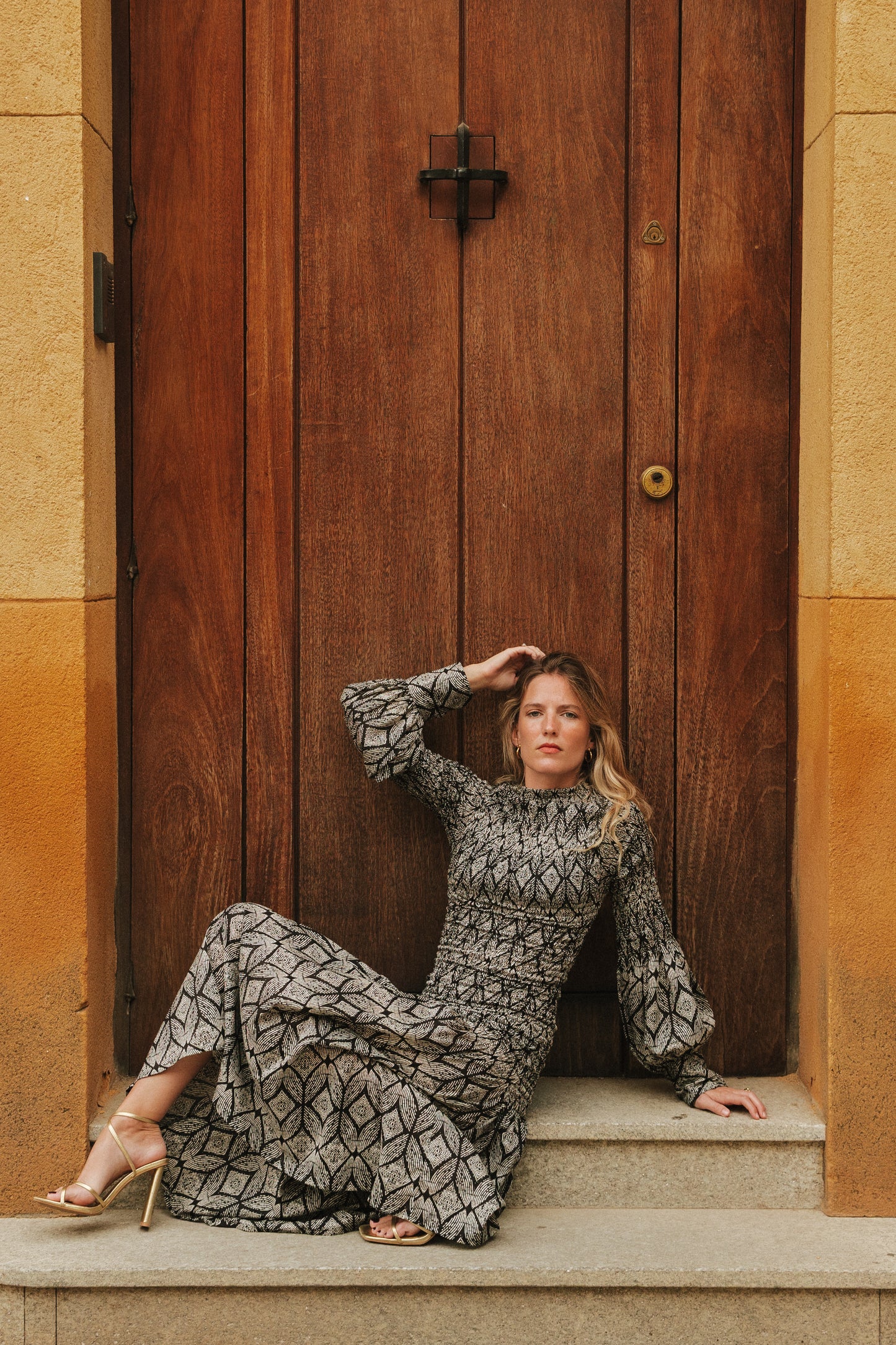 Vestido Toscana gris oscuro