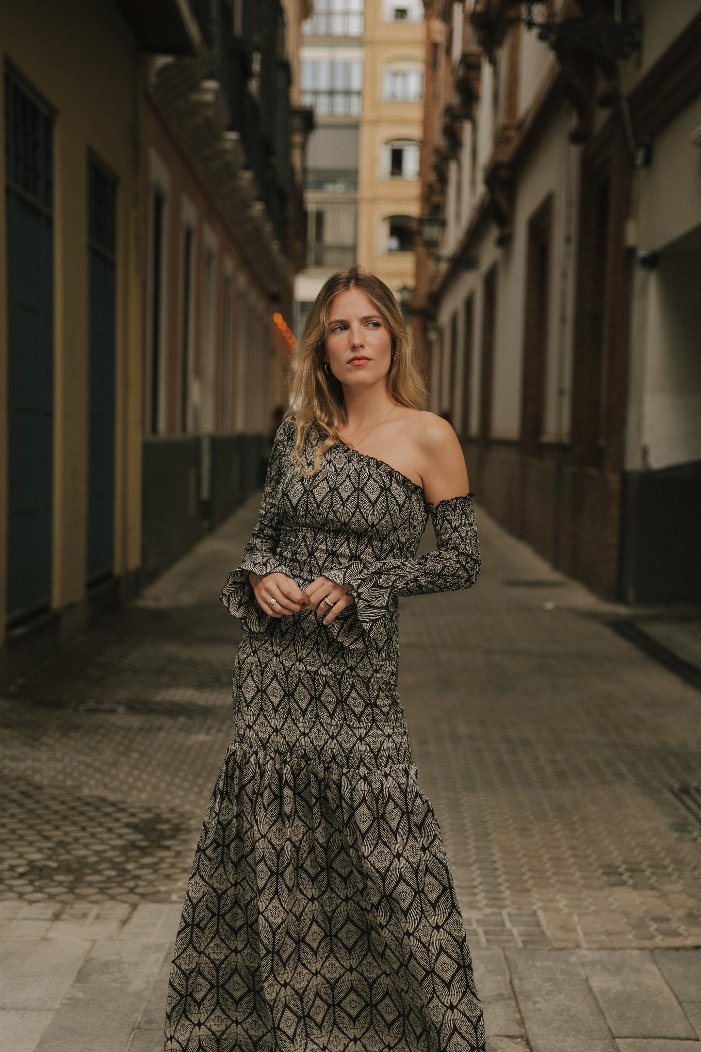 Vestido Catania gris oscuro