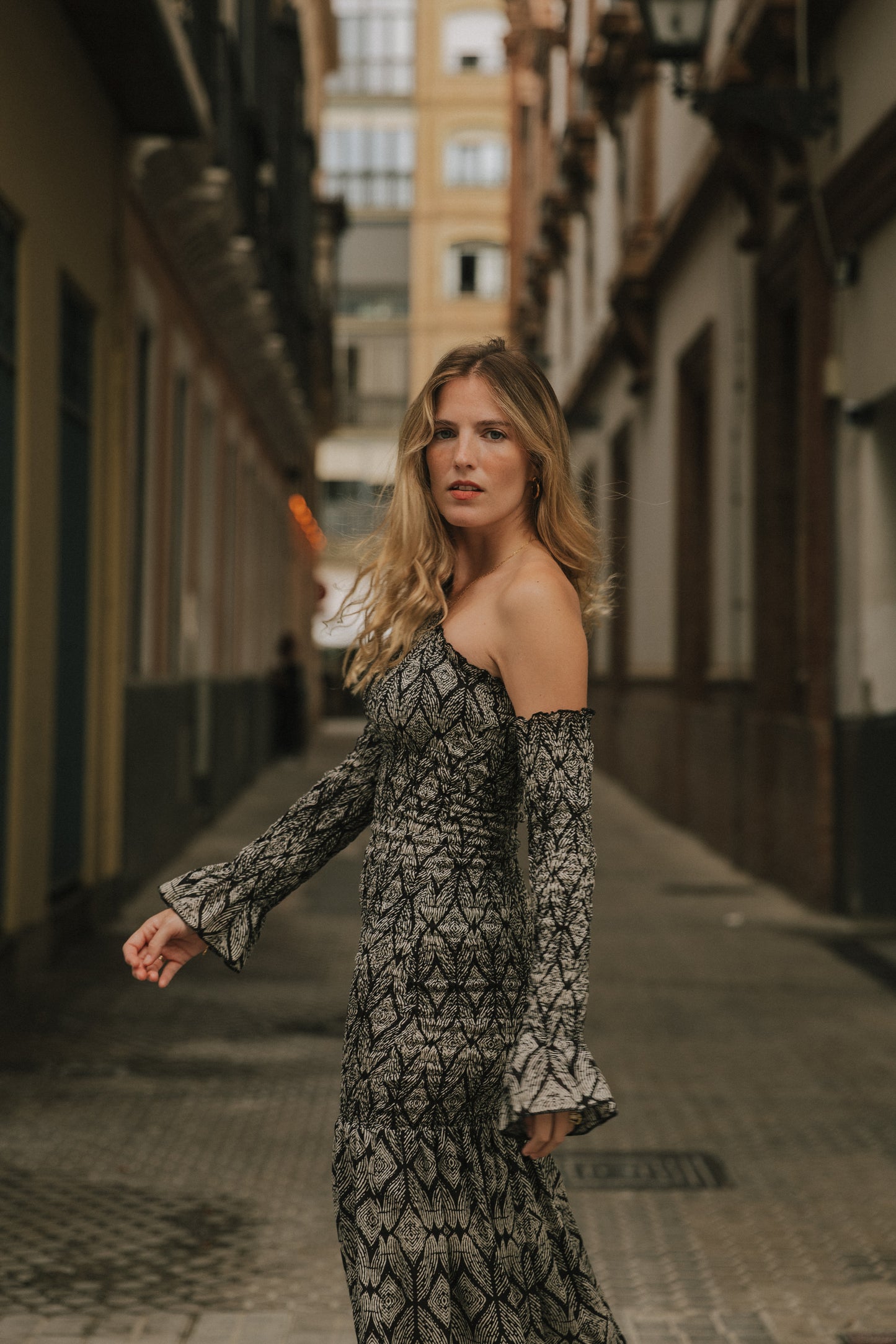 Vestido Catania gris oscuro